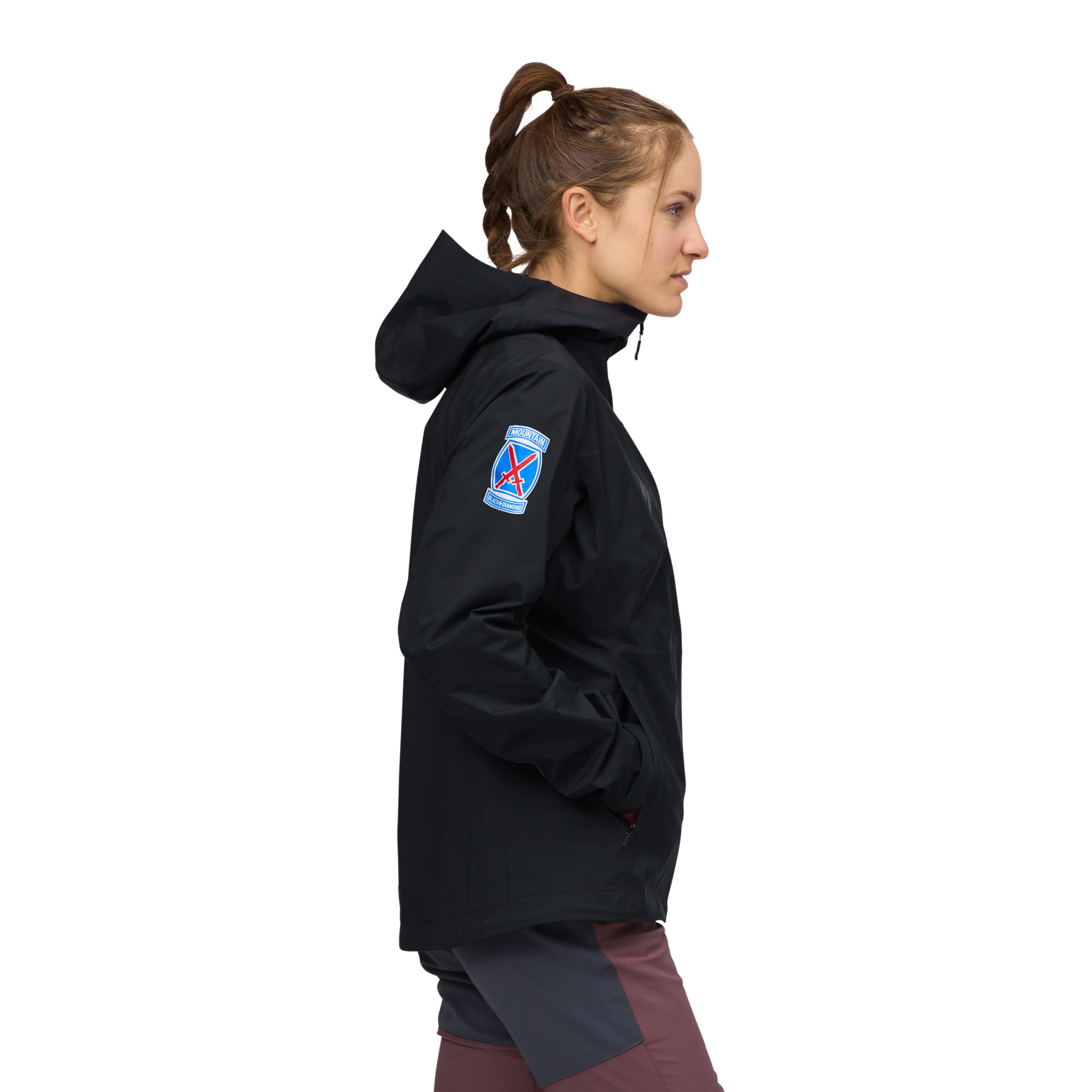 black-diamond-fineline-stretch-shell-10th-mountain-veste-imperm-able-femme image 1