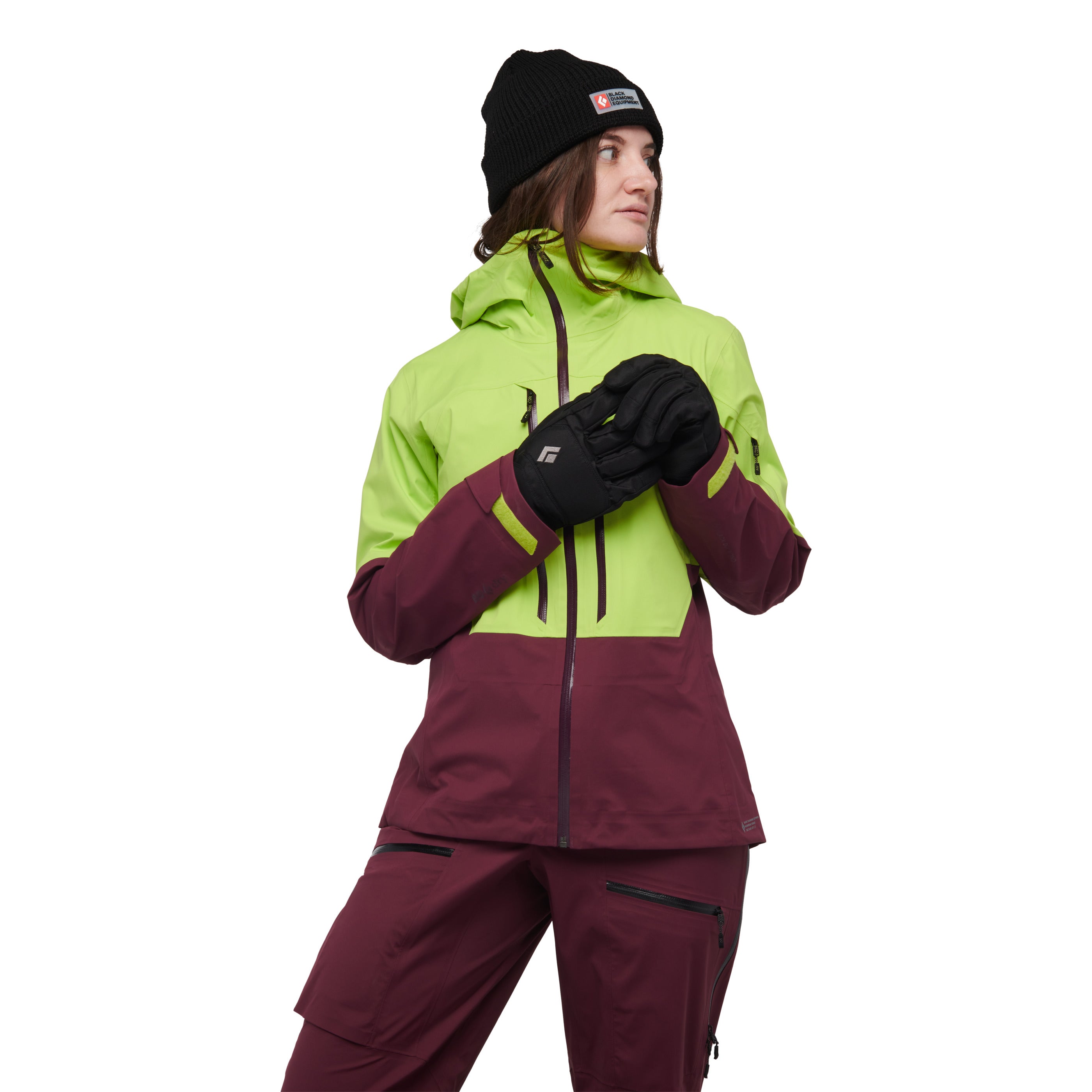 black-diamond-recon-lt-stretch-shell-femme-veste-3l-past-season image 2