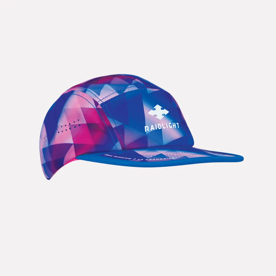 raidlight-family-cap-casquette-trail-mixte-rose-bleu image 1