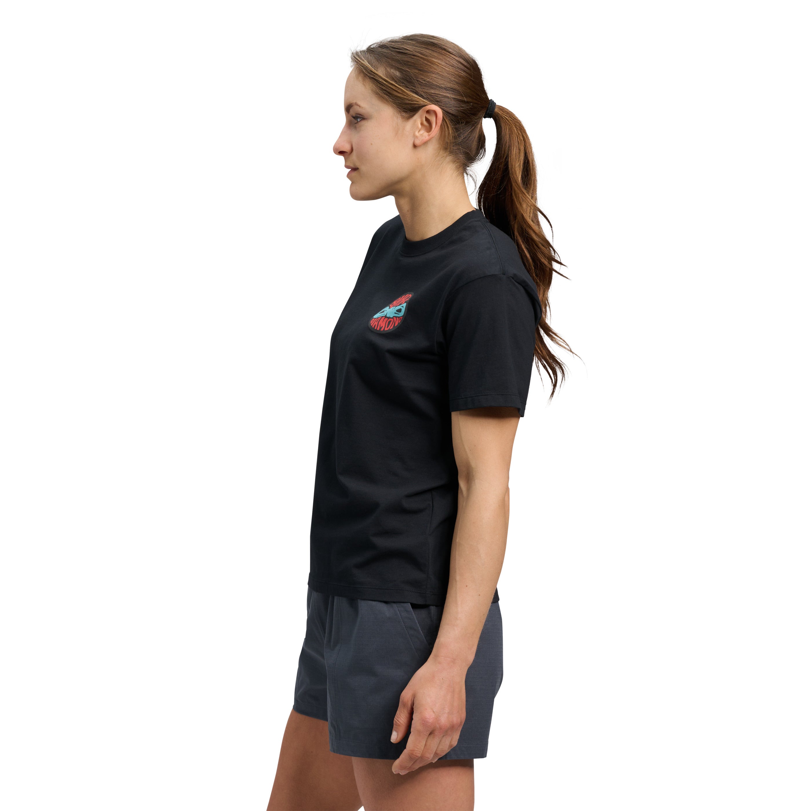black-diamond-women-s-rope-badge-tee-t-shirt-manches-courtes-femme image 3
