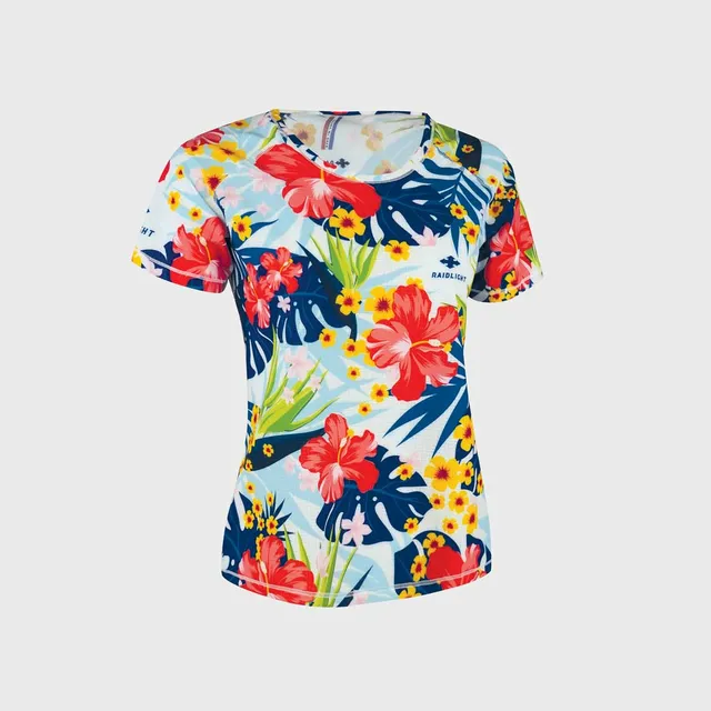 raidlight-ecodry-flower-maillot-trail-femme-respirant image 1
