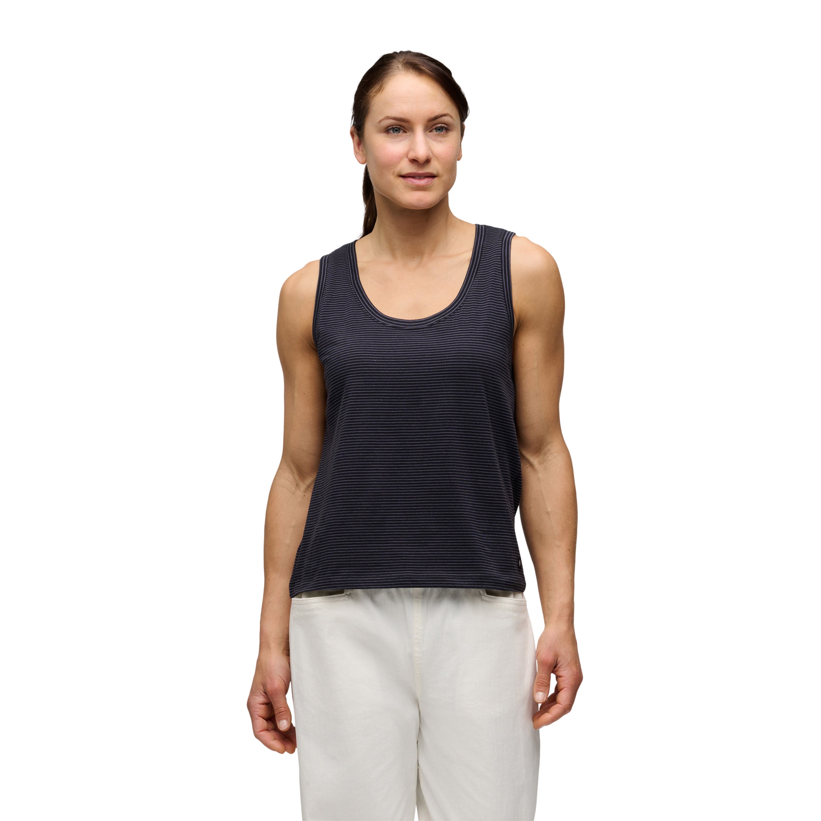 black-diamond-women-s-bd-stripe-tank-long-d-bardeur-femme-coton-stretch-long image 2