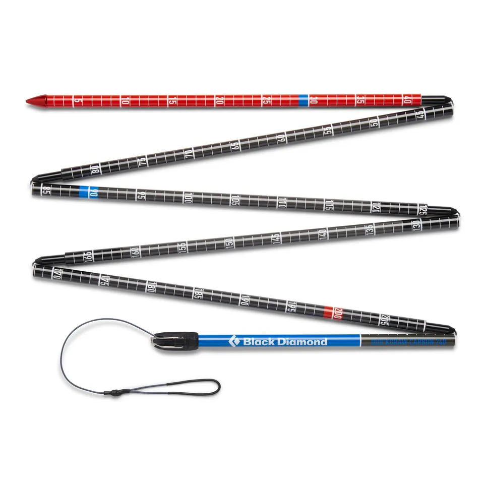 black-diamond-quickdraw-carbon-probe-240-sonde-avalanche-carbone-240-cm image 1