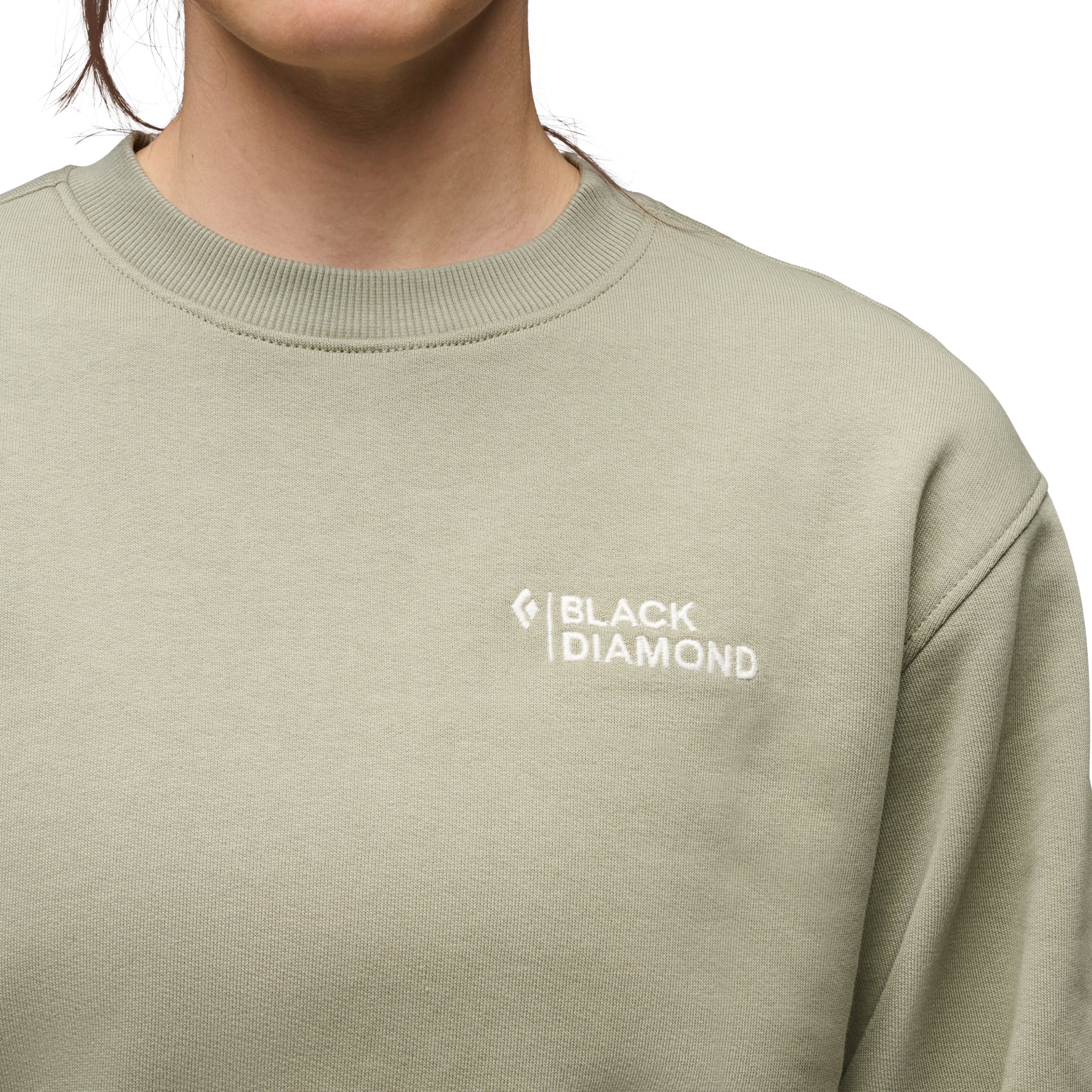 black-diamond-mini-stacked-sweat-crewneck-femme image 4