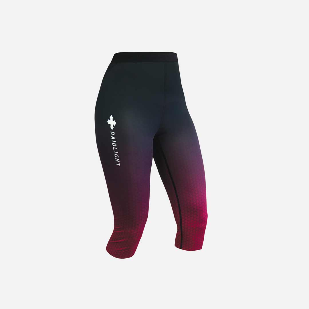 raidlight-ecodry-3-4-femme-collant-trail-seconde-peau image 1