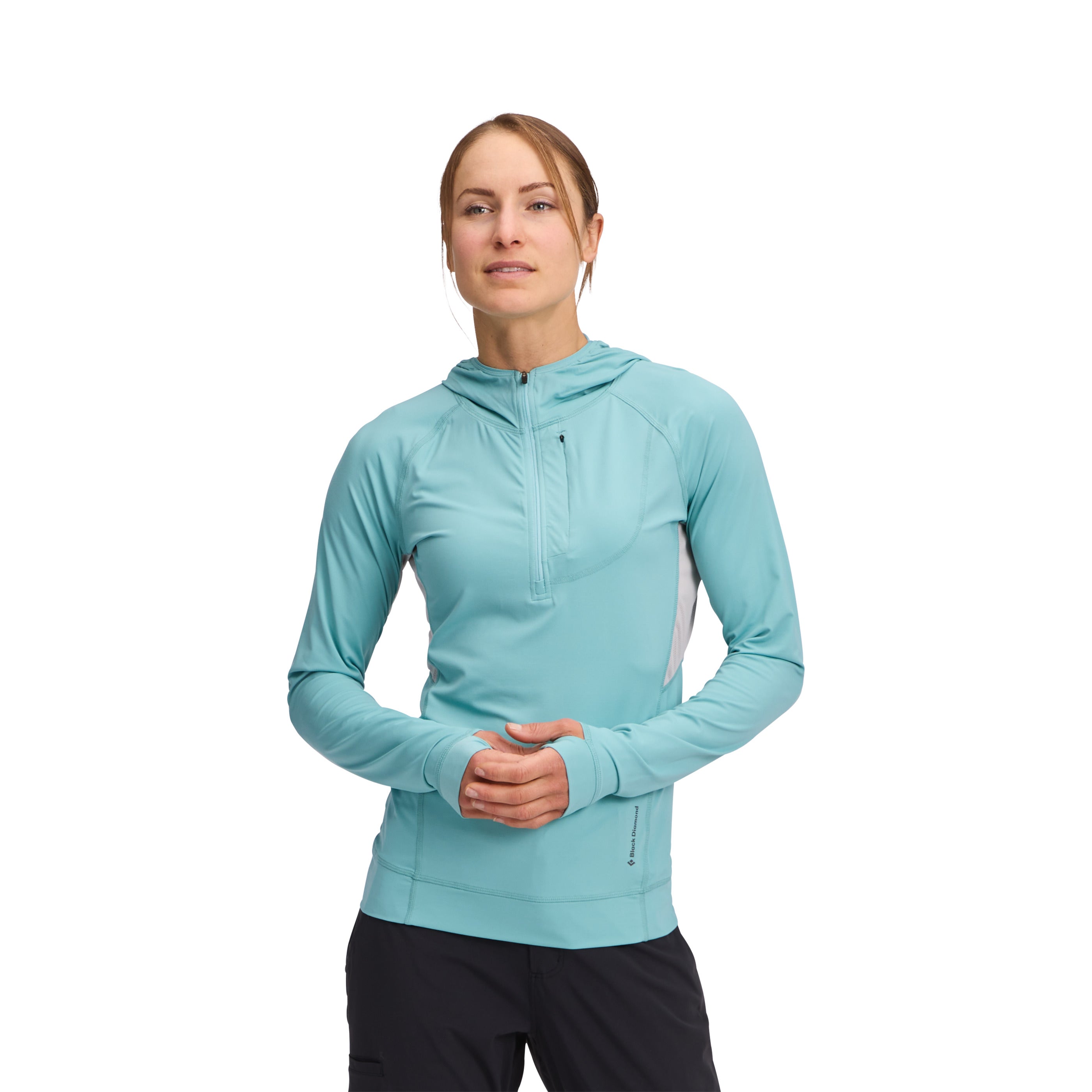 black-diamond-alpenglow-pro-hoody-femme-anti-uv image 6