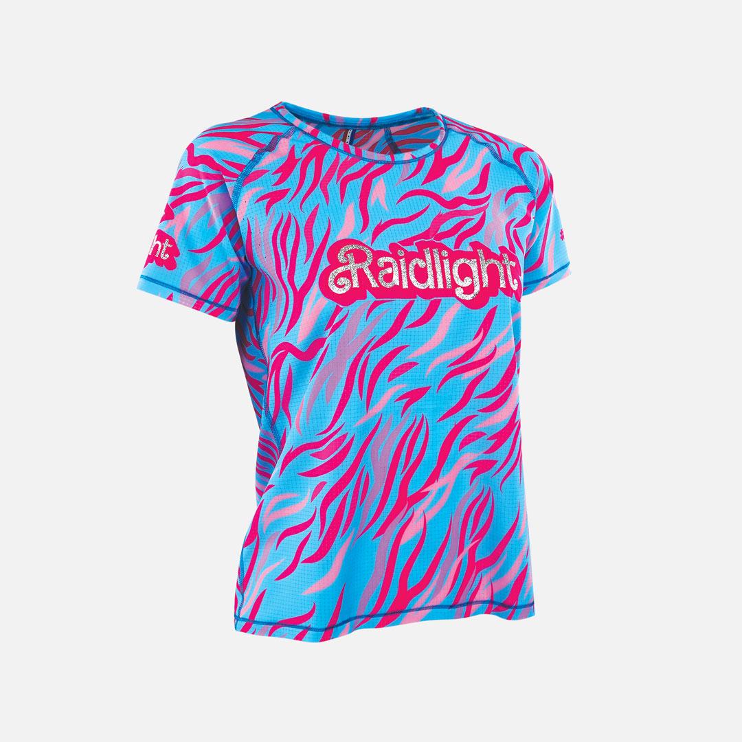 raidlight-ecodry-pink-lady-maillot-trail-femme-rose-paillettes image 1