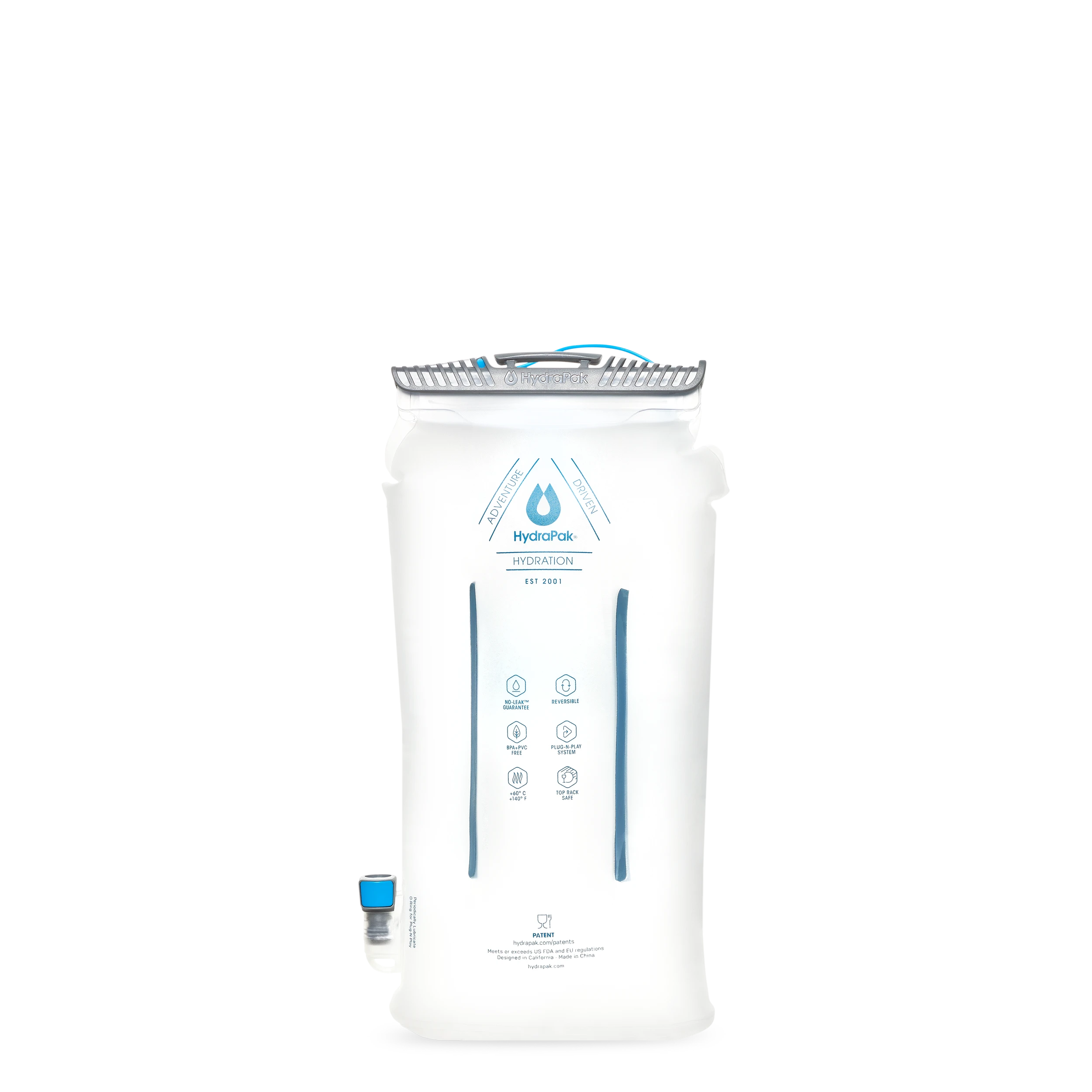 hydrapak-contour-2l-poche-eau-rando-profil-bas image 2
