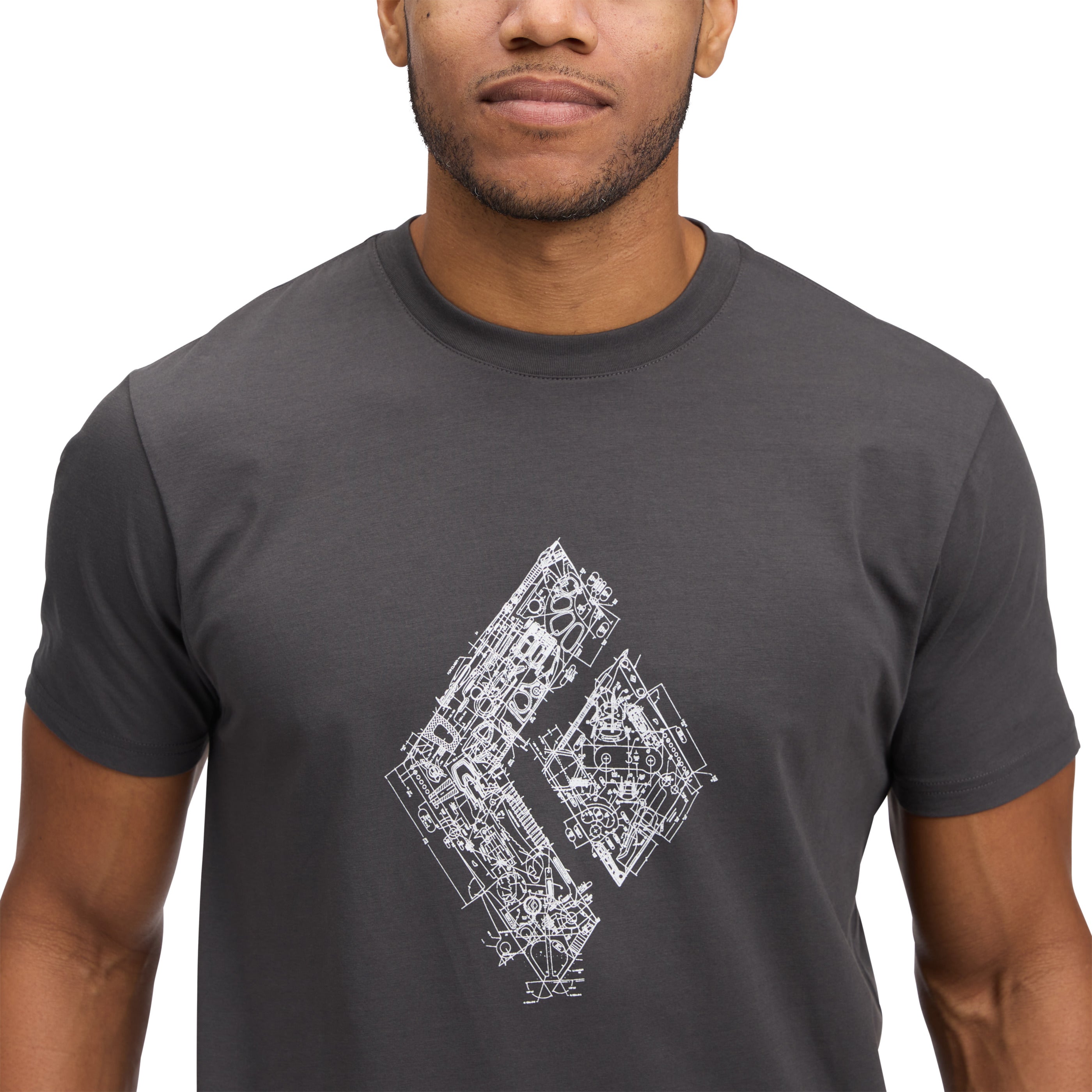 black-diamond-engineered-diamond-t-shirt-homme-manches-courtes image 5