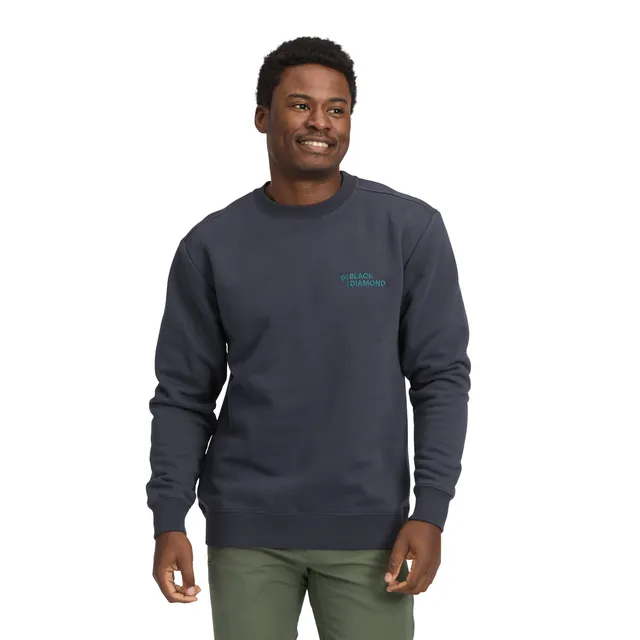 black-diamond-men-s-mini-stacked-crewneck-sweat-col-rond-homme image 1