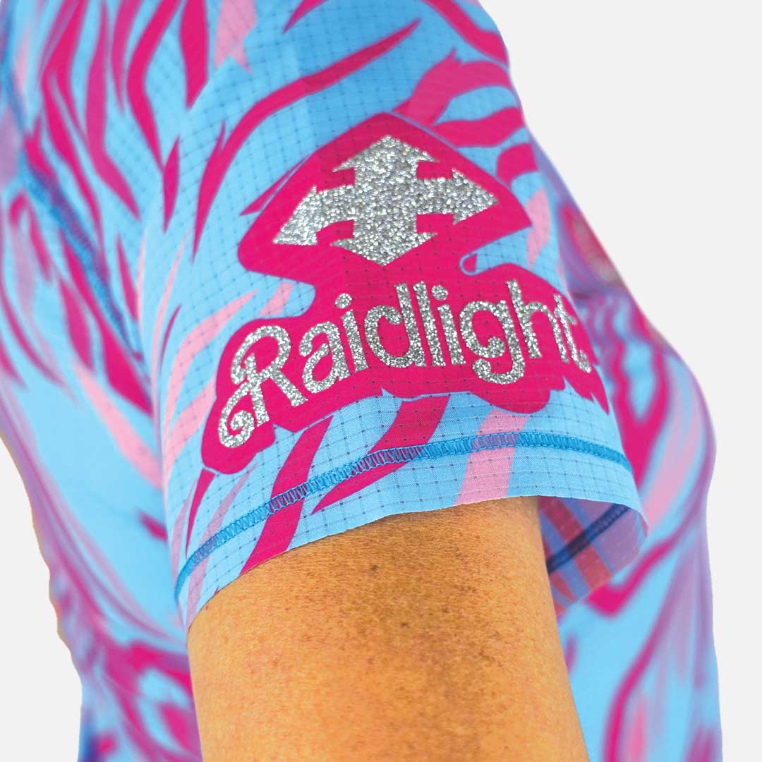 raidlight-ecodry-pink-lady-maillot-trail-femme-rose-paillettes image 3