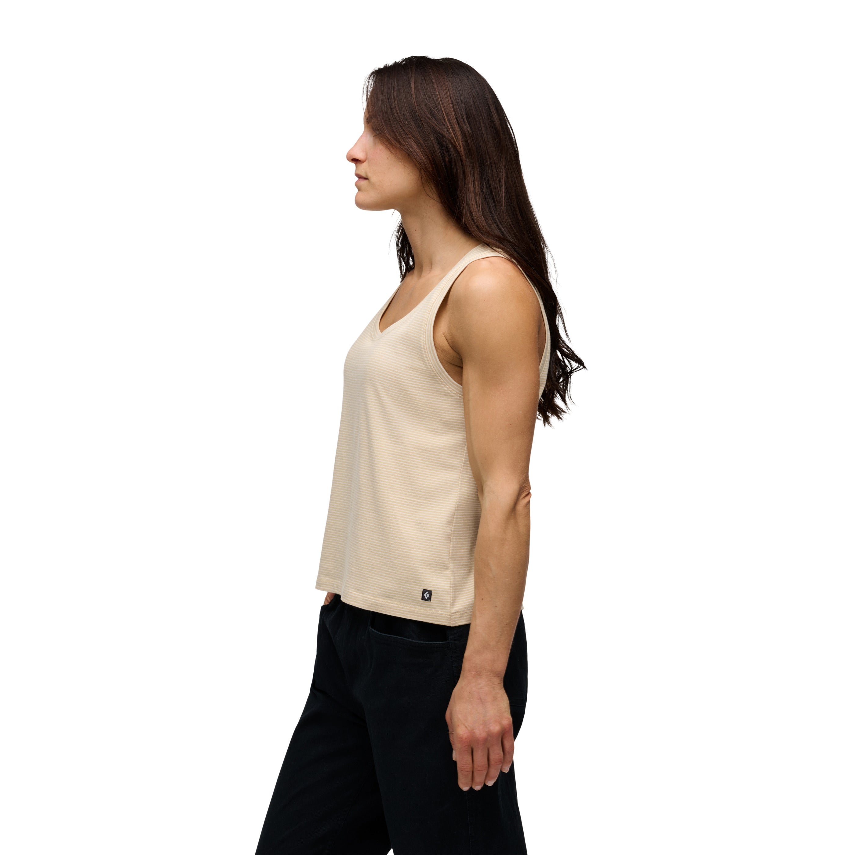 black-diamond-women-s-bd-stripe-tank-long-d-bardeur-femme-coton-stretch-long image 7