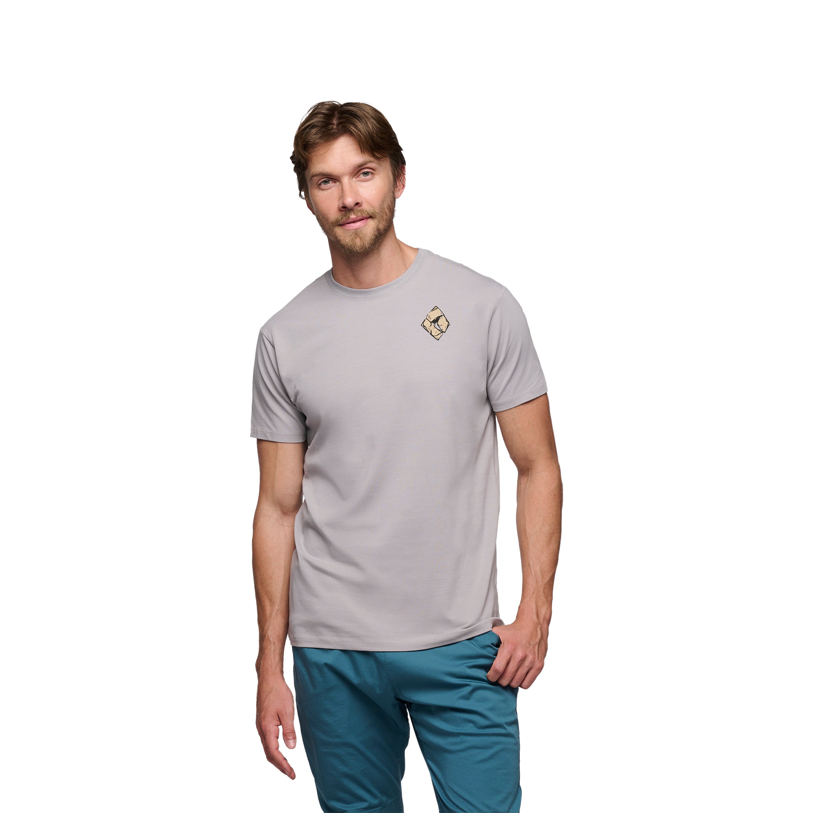 black-diamond-mono-pocket-tee-2nds-t-shirt-homme-coton-bio image 4