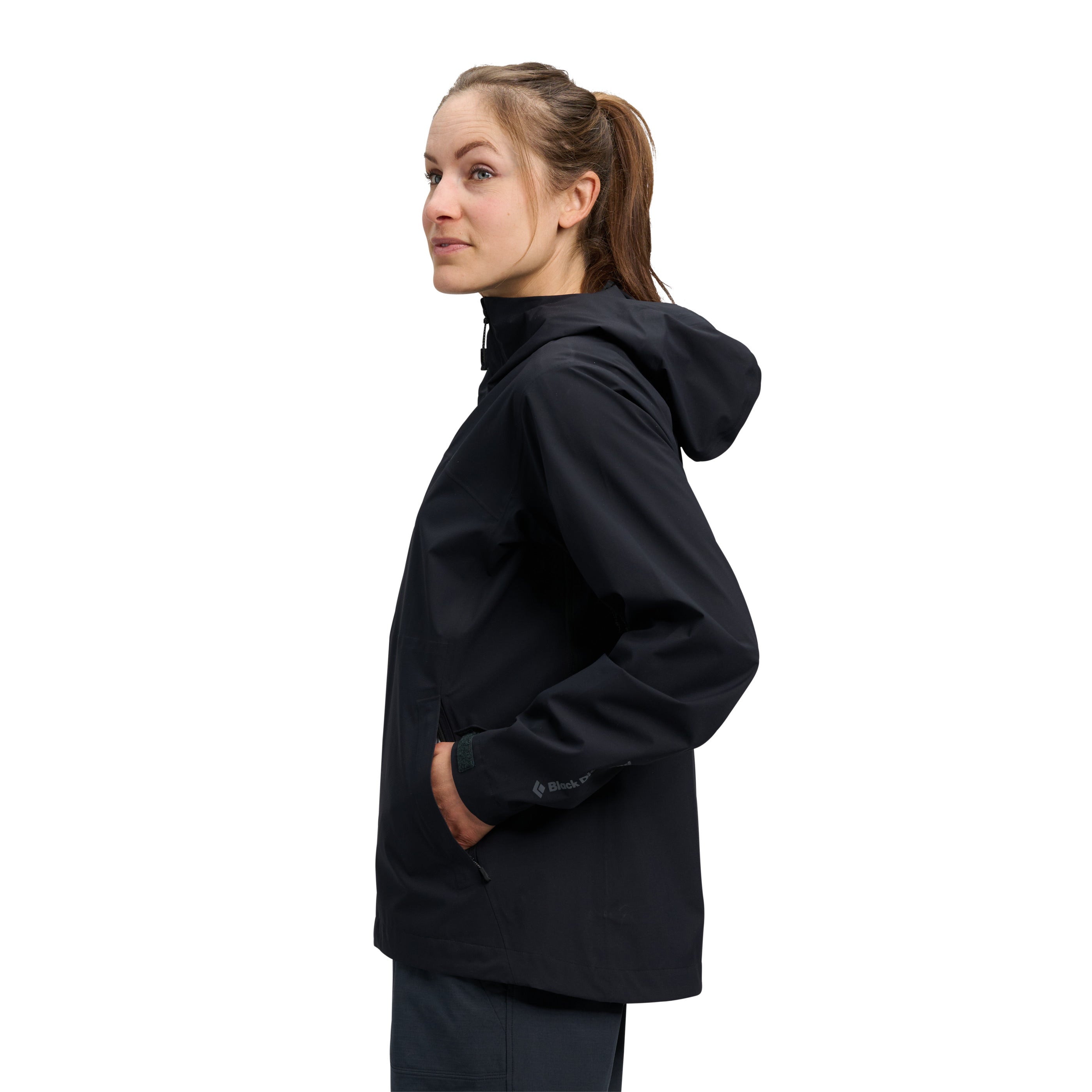 black-diamond-women-s-strataline-stretch-shell-veste-imperm-able-3l image 3