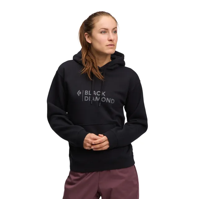 black-diamond-mini-stacked-sweat-femme-capuche image 1