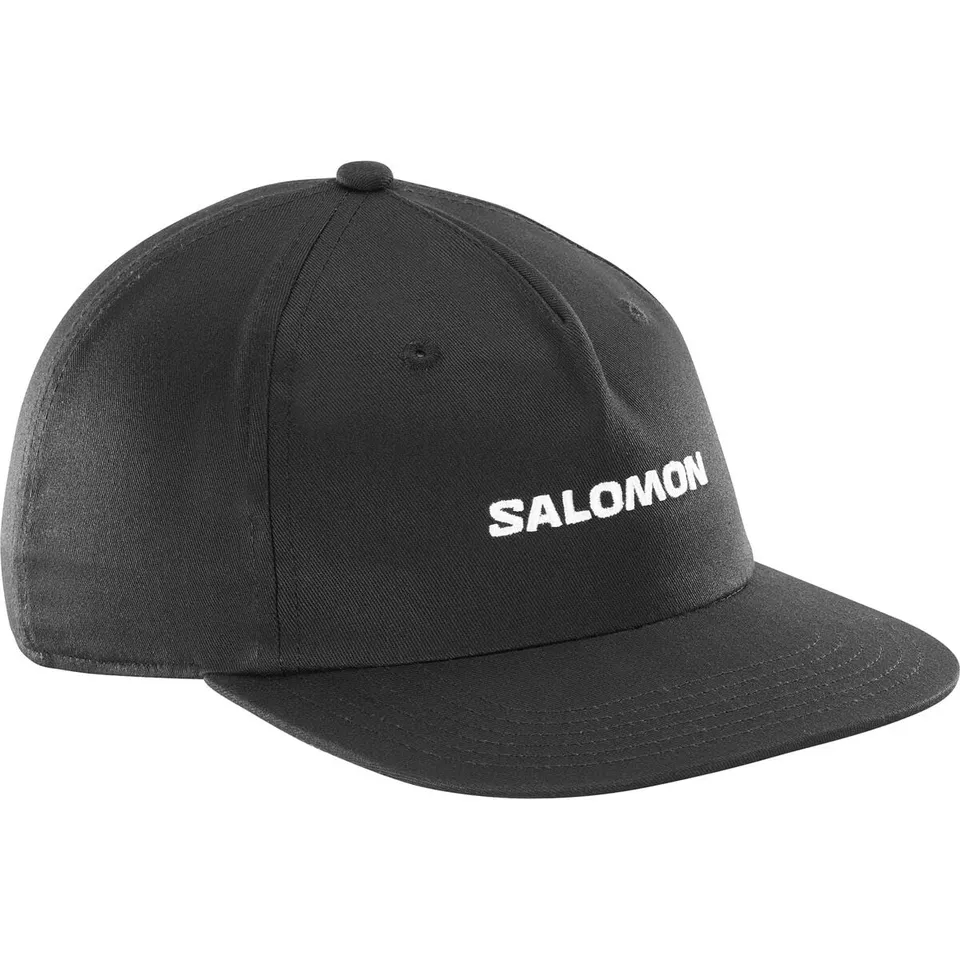 salomon-logo-flat-cap-casquette-plate-coton-homme-femme image 1