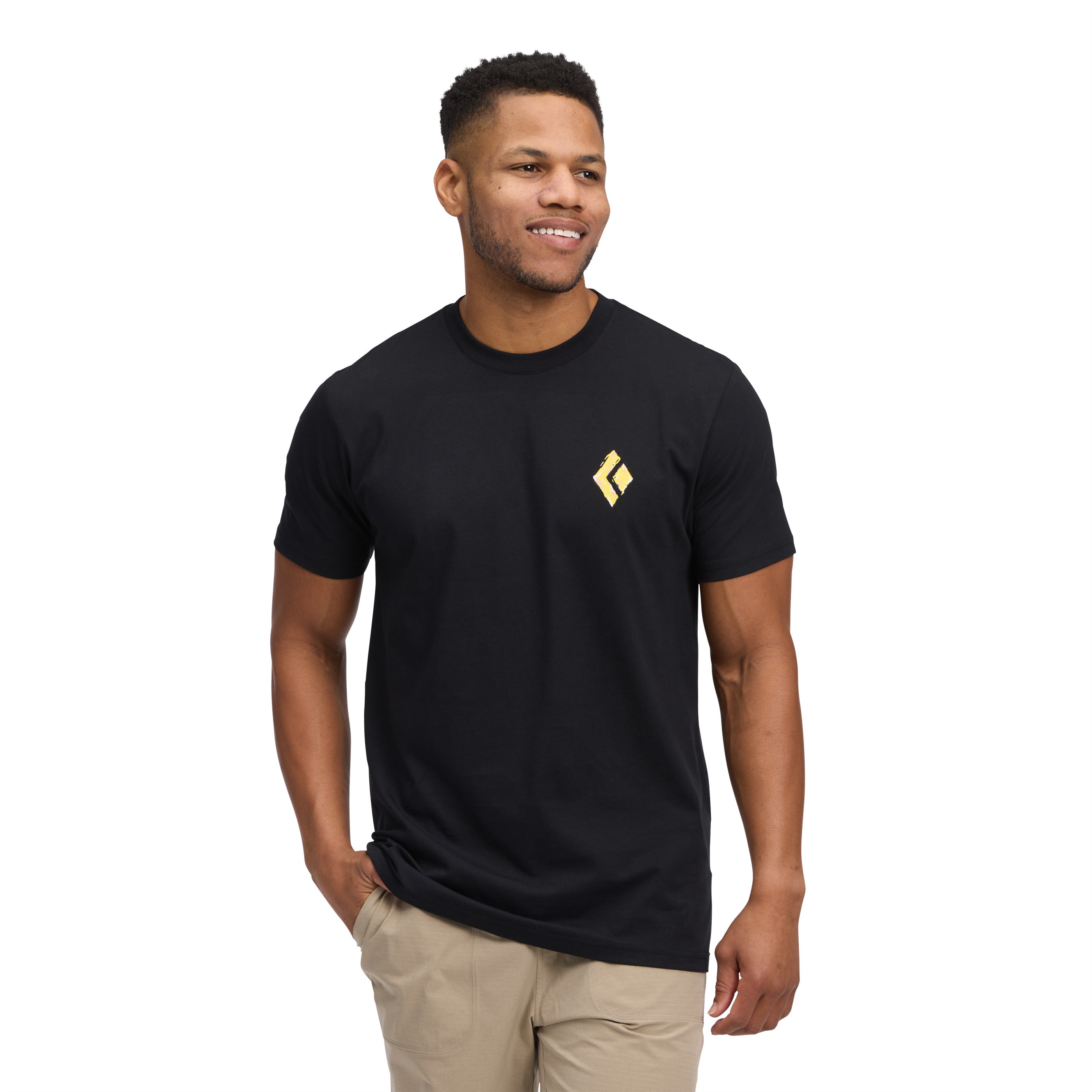 black-diamond-men-s-shredded-t-shirt-manches-courtes-homme image 1