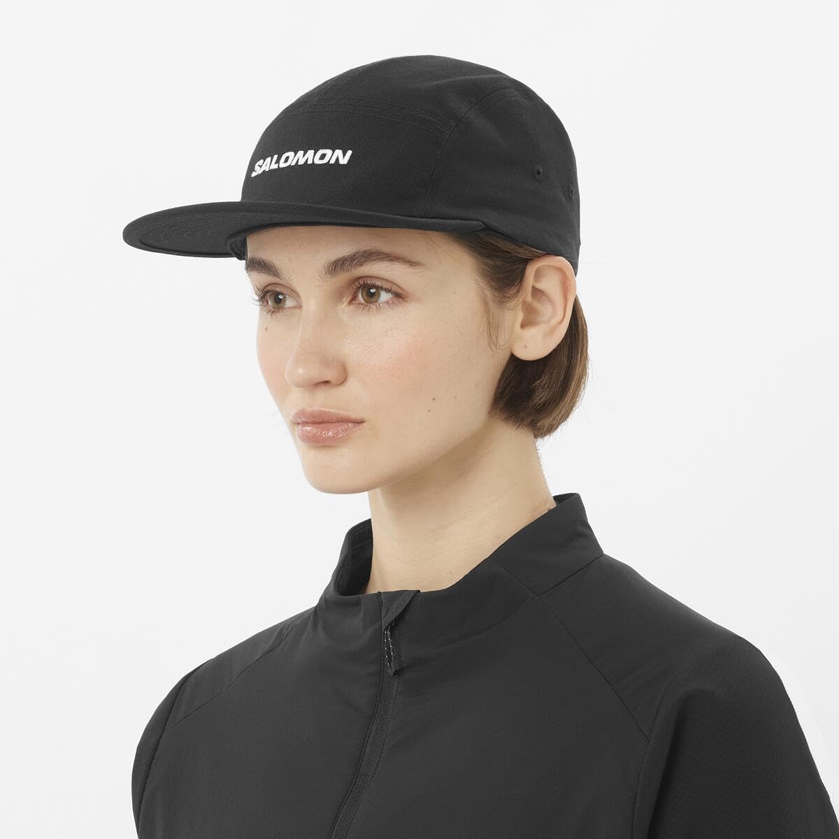 salomon-logo-5-panneaux-casquette-coton image 4