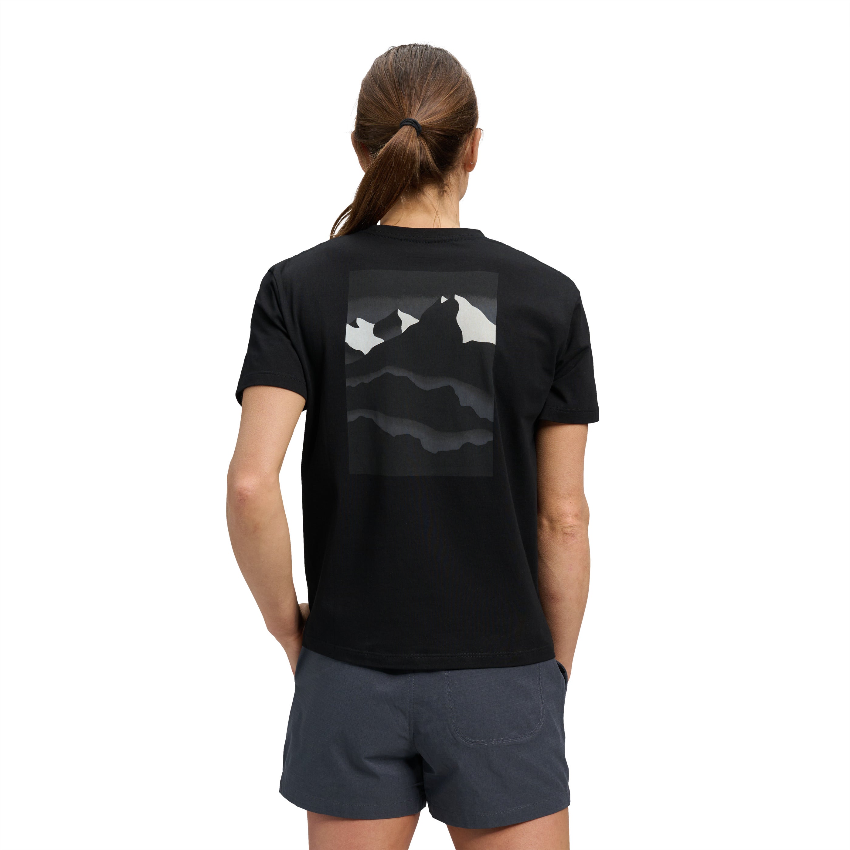 black-diamond-mountainscape-t-shirt-manches-courtes-femme image 5