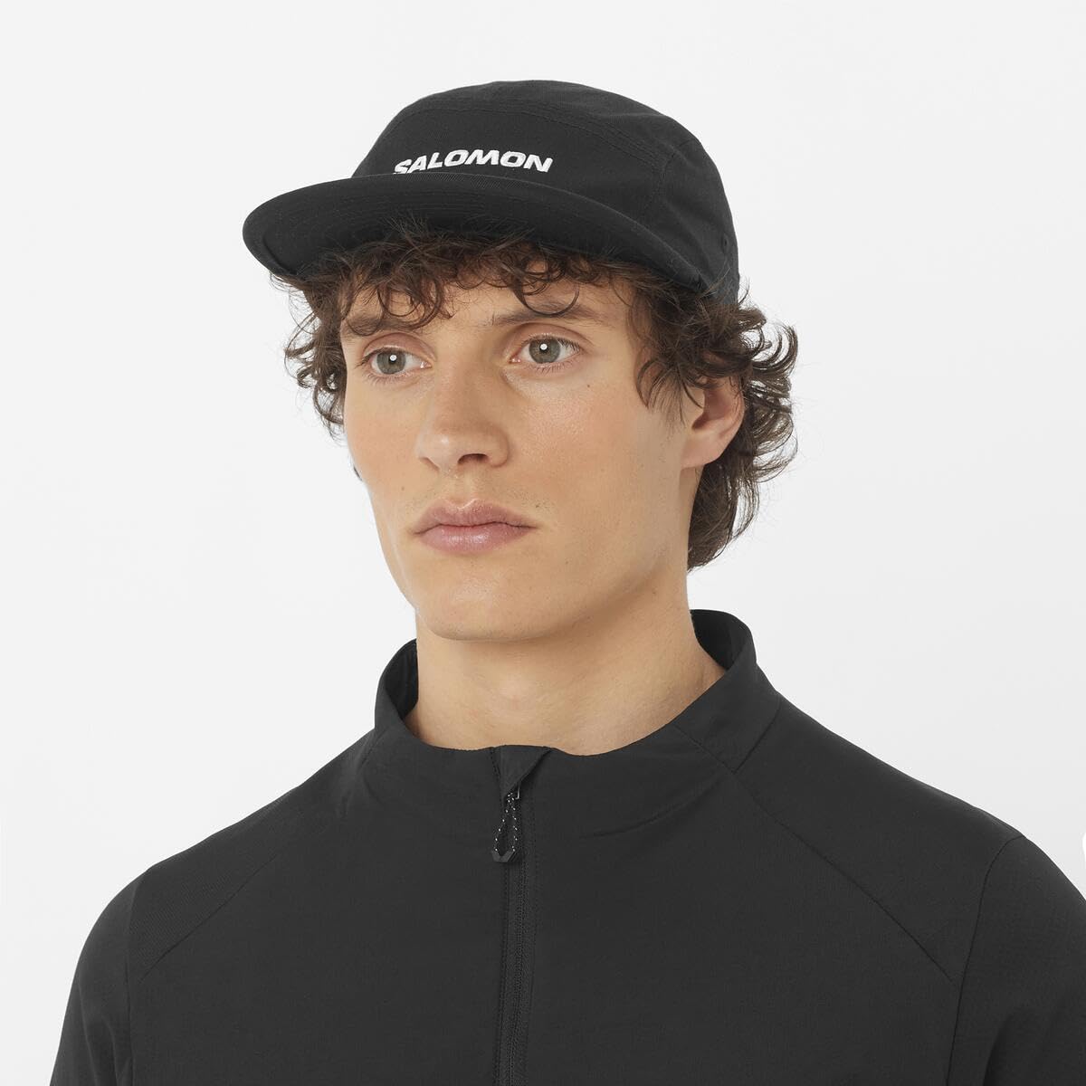 salomon-logo-5-panneaux-casquette-coton image 2