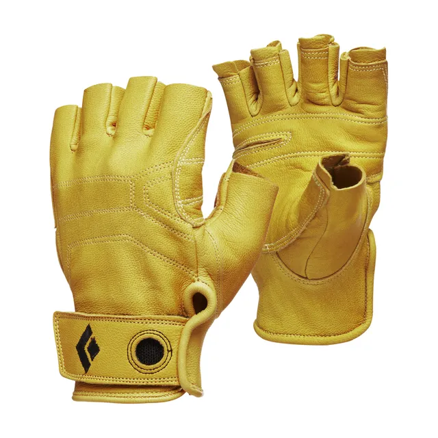 black-diamond-stone-gloves-gants-d-escalade-mi-doigts-en-cuir image 1