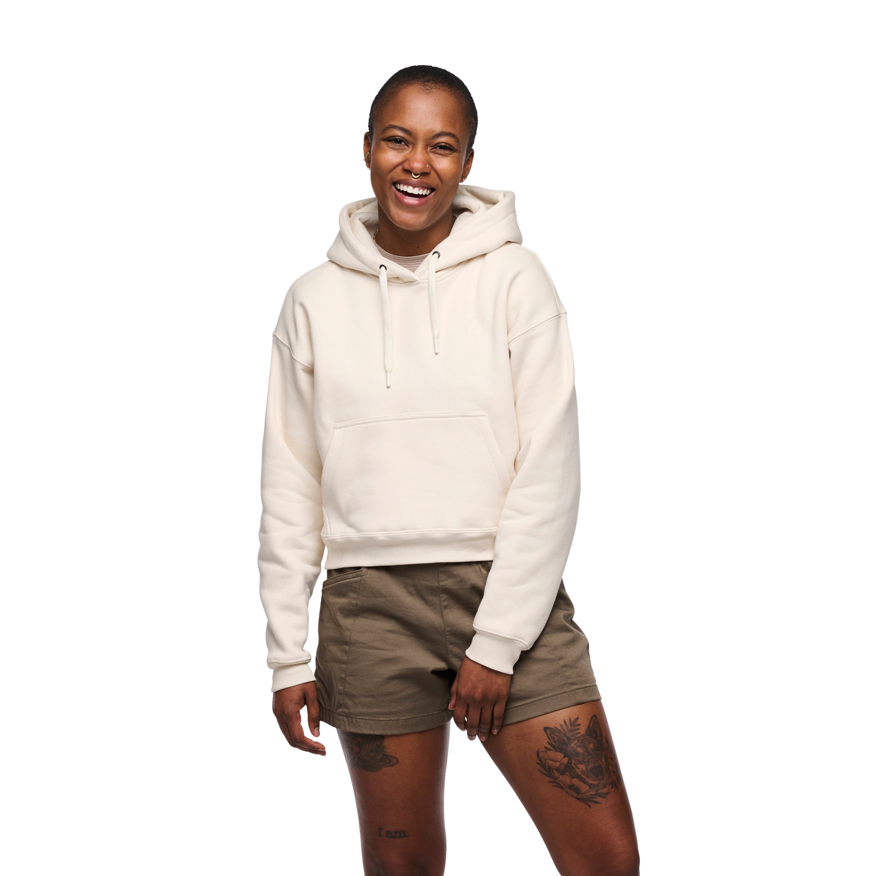 black-diamond-women-s-crop-pullover-hoody-sweat-femme image 4