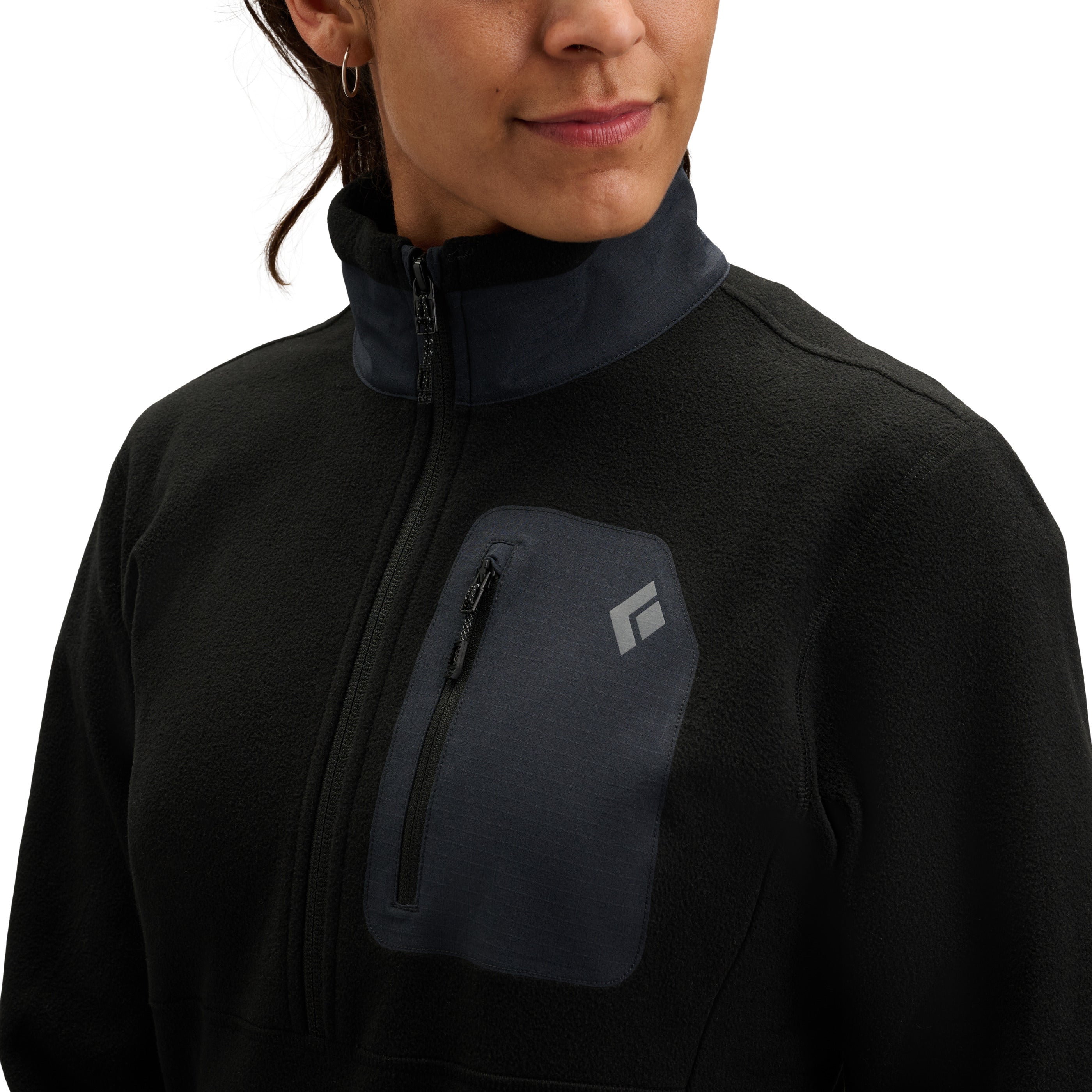 black-diamond-rift-half-zip-veste-polaire-femme image 4