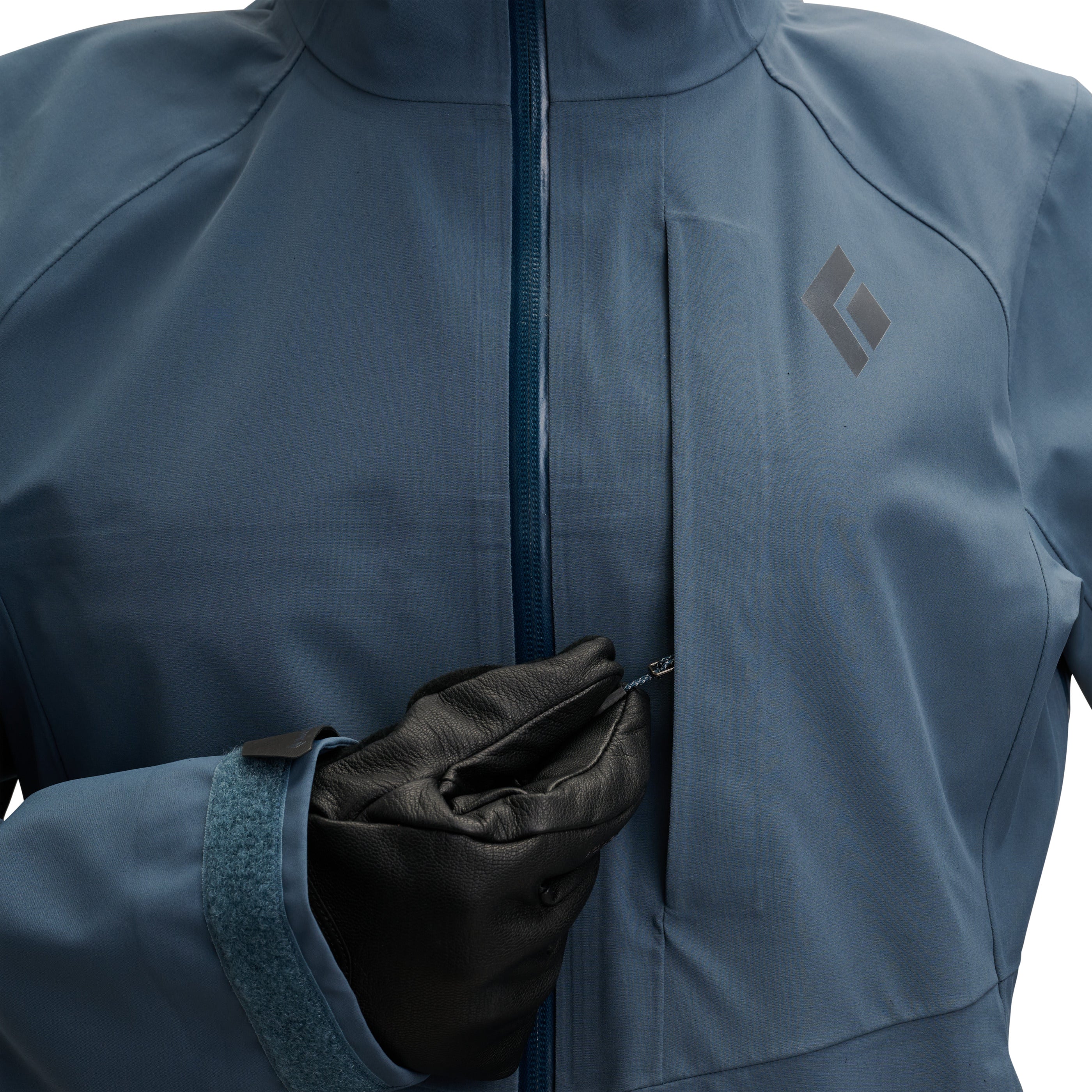black-diamond-recon-stretch-shell-veste-ski-femme-3l image 8