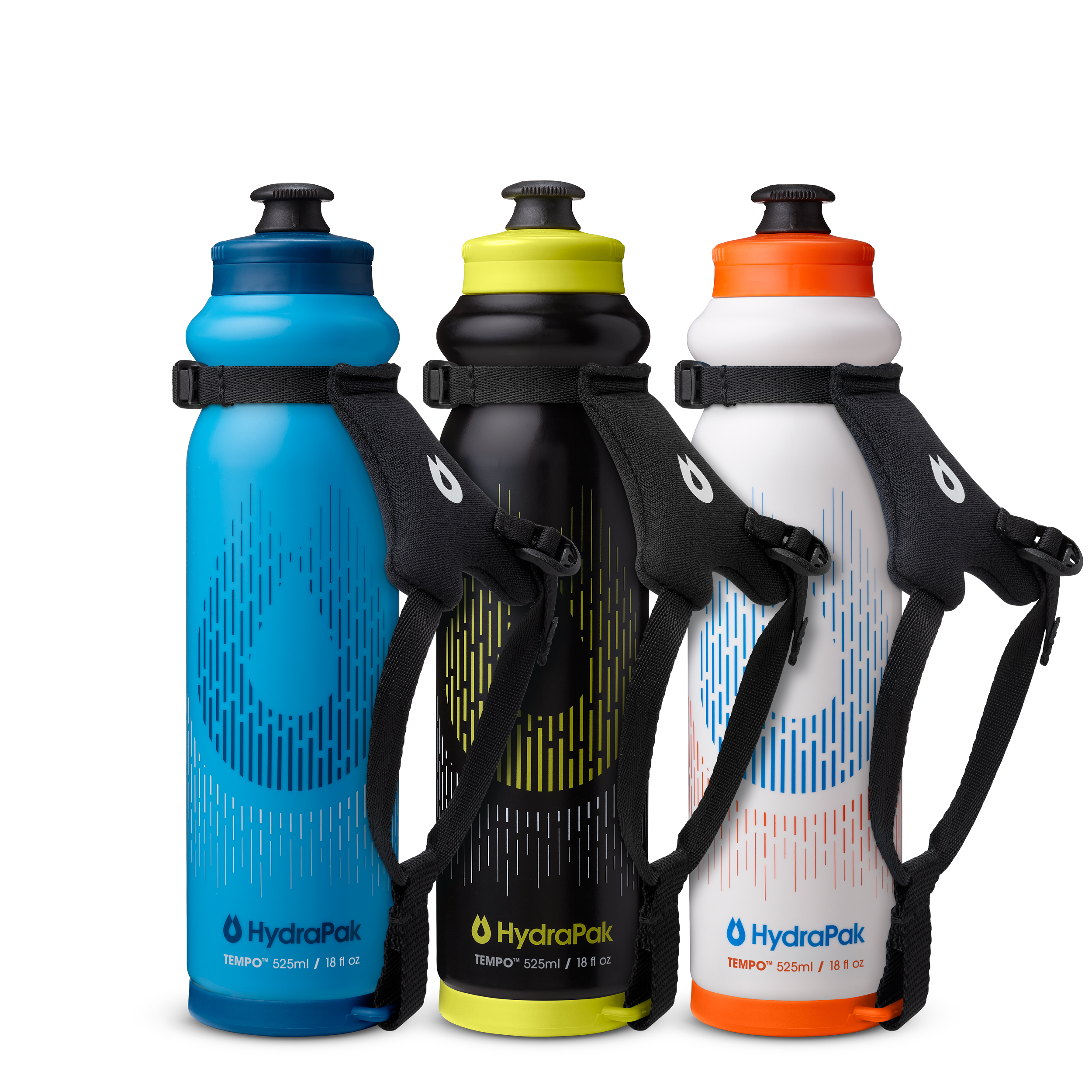 hydrapak-tempo-525ml-3-pack-pro-straps-gourdes-handheld image 1