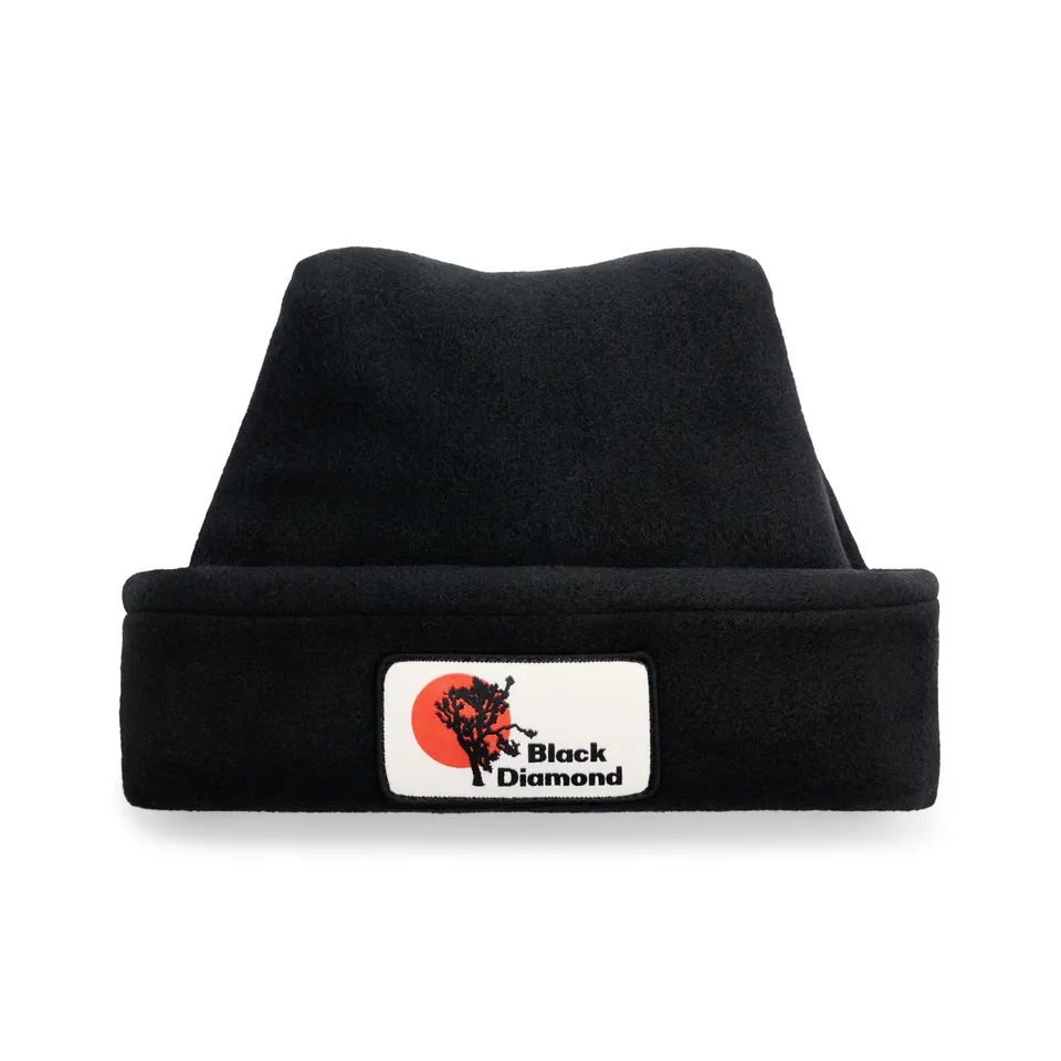 black-diamond-pointed-fleece-beanie-bonnet-polaire image 1