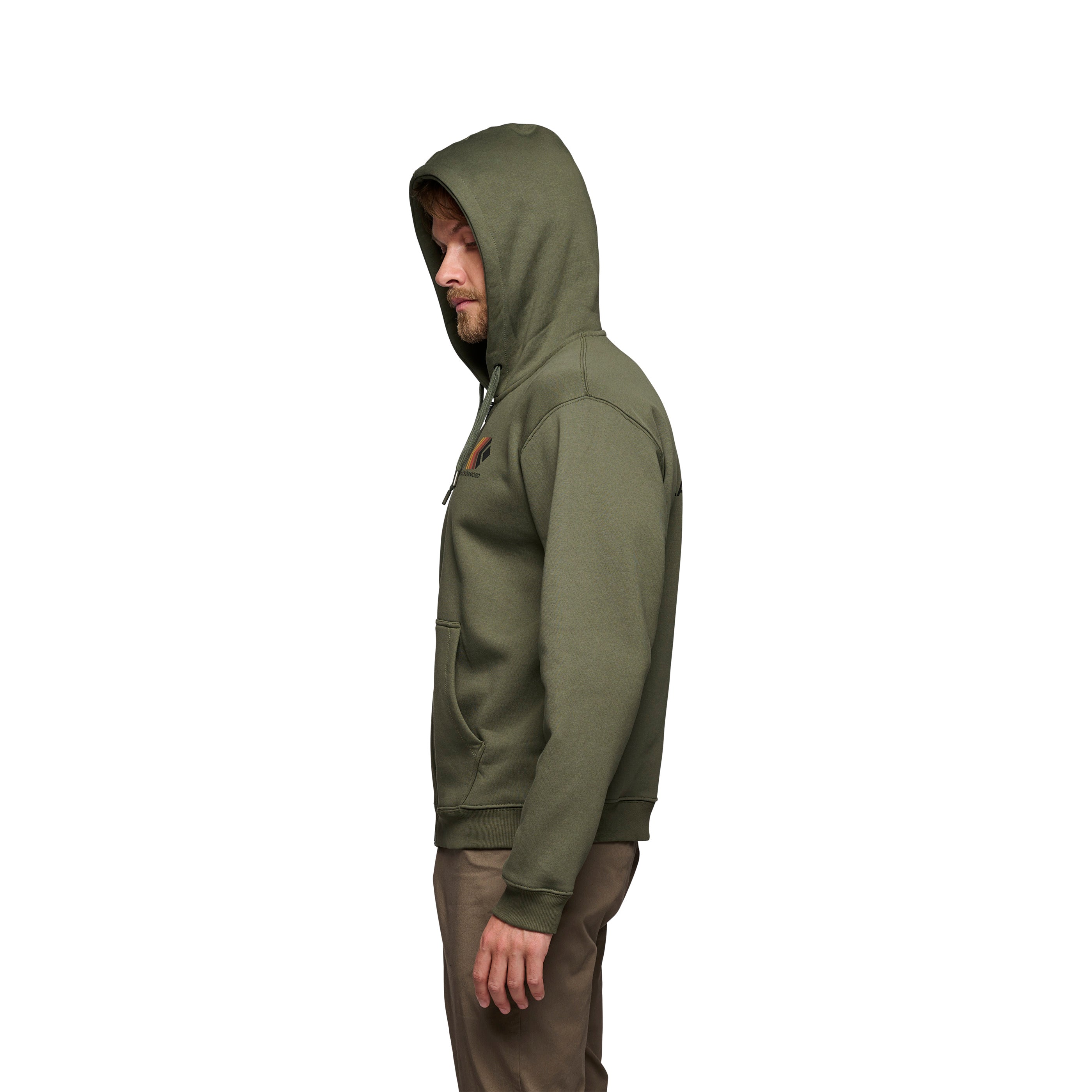 black-diamond-faded-full-zip-sweat-capuche-homme image 5