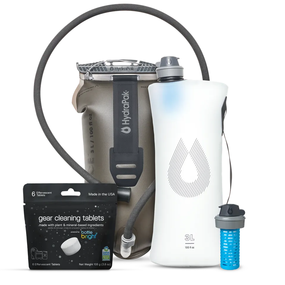 hydrapak-hunting-bundle-r-servoir-force-3l-seeker-3l-bouchon-filtrant-42mm image 1