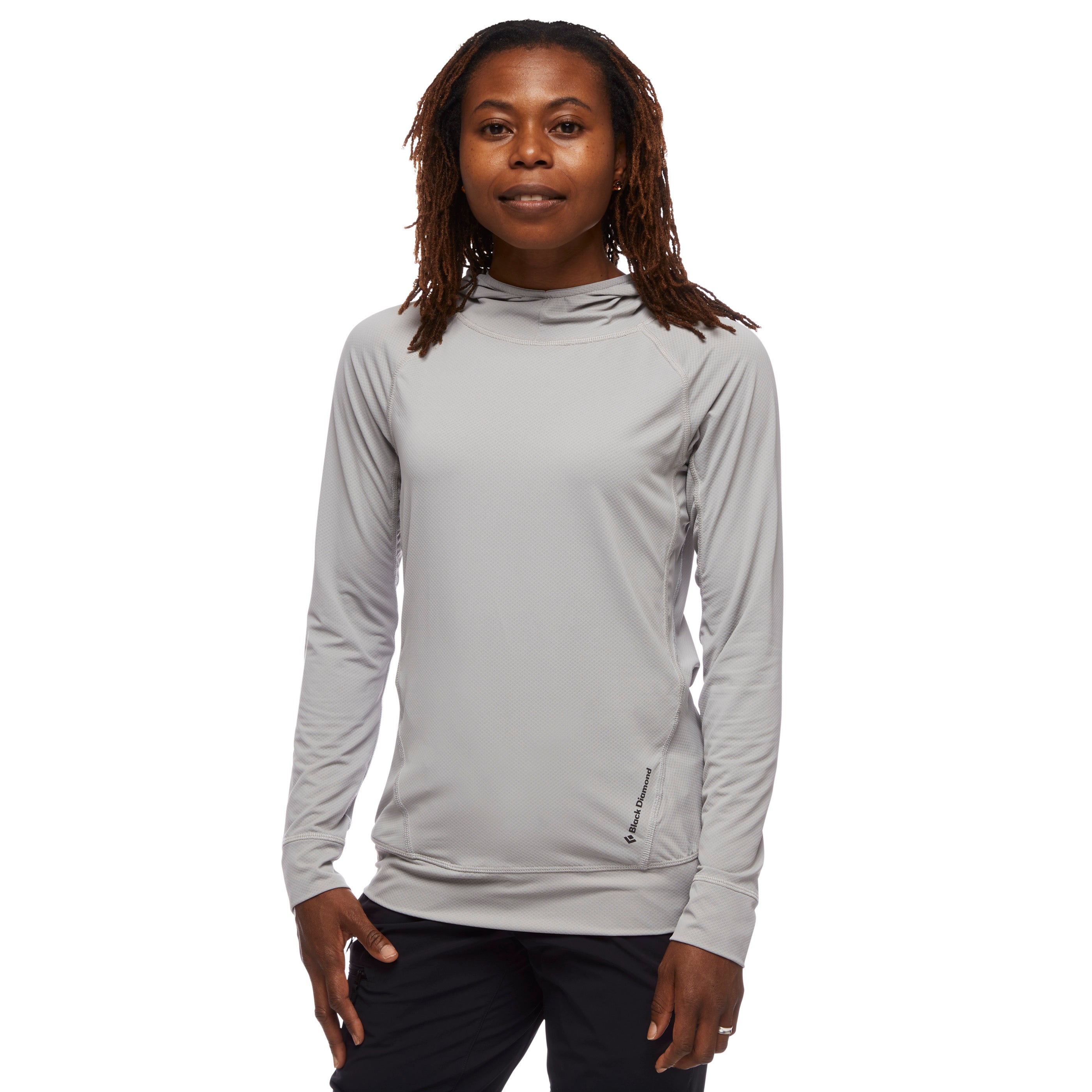 black-diamond-women-s-alpenglow-hoody-sweat-anti-uv-femme image 7
