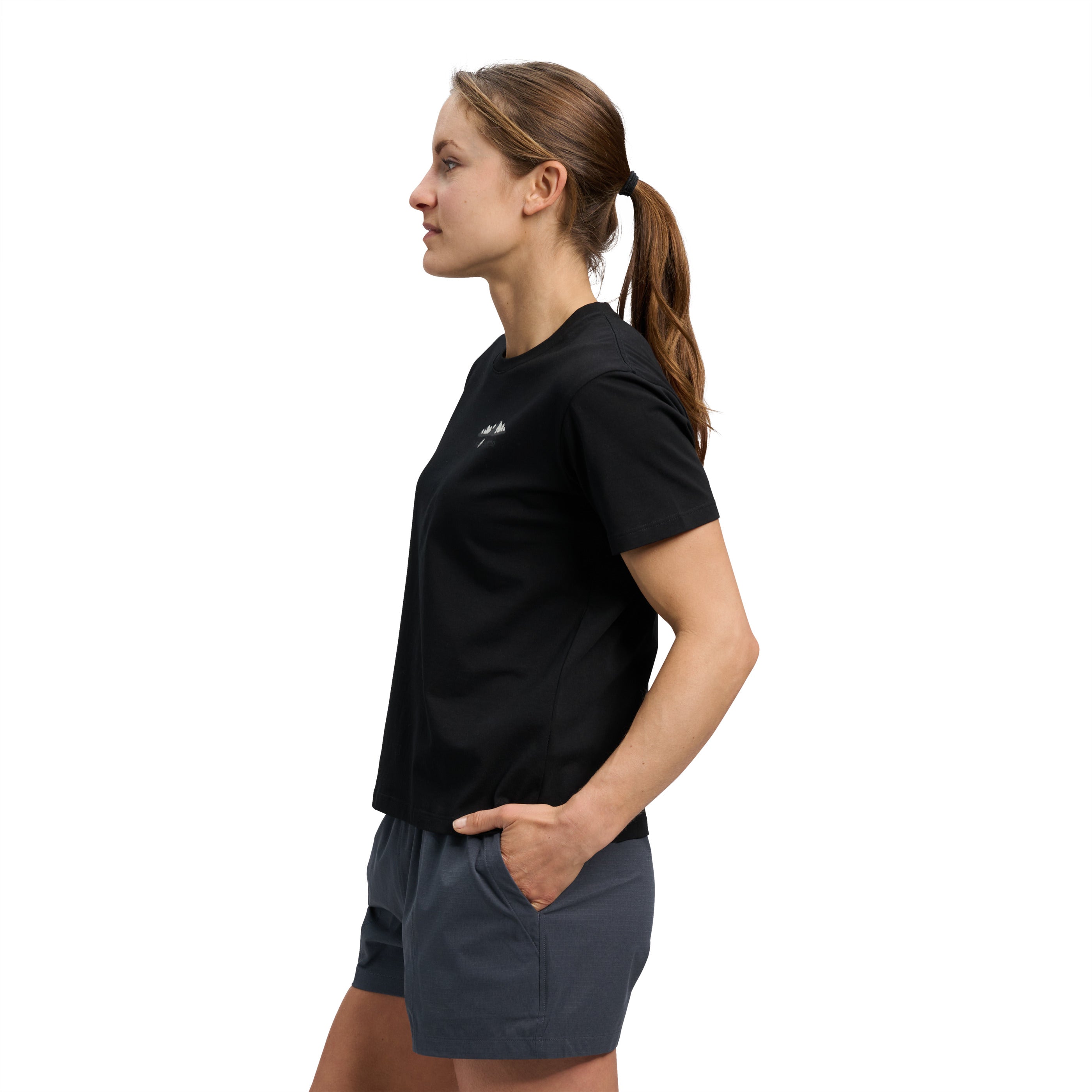 black-diamond-mountainscape-t-shirt-manches-courtes-femme image 4