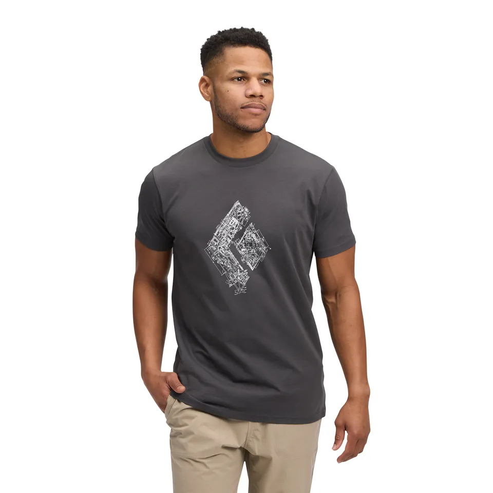 black-diamond-engineered-diamond-t-shirt-homme-manches-courtes image 1