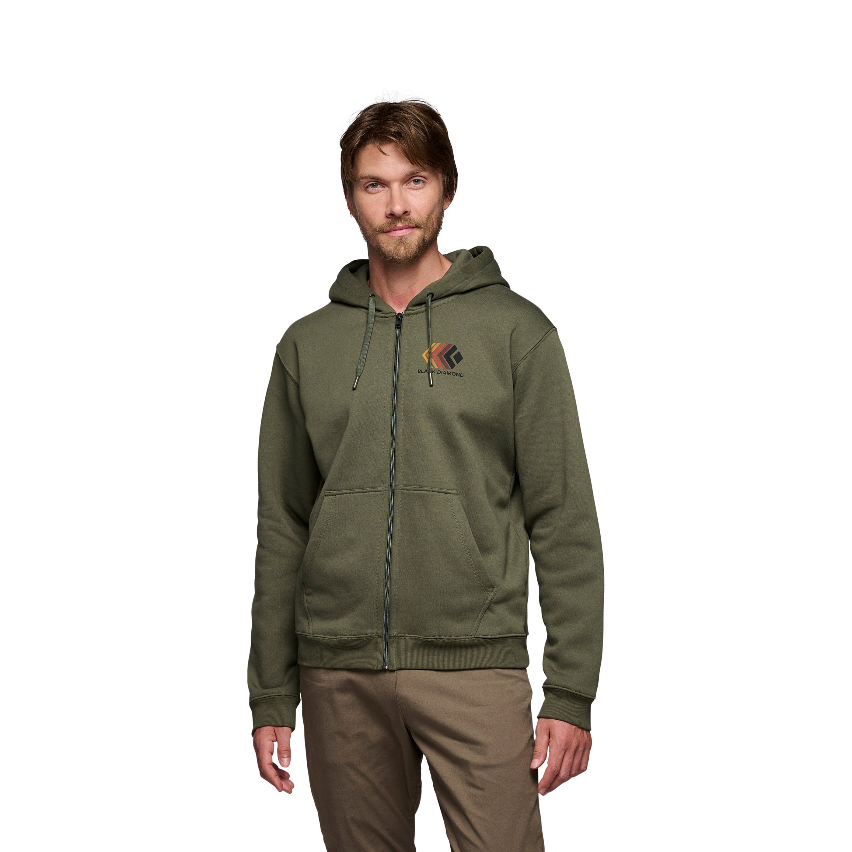 black-diamond-faded-full-zip-sweat-capuche-homme image 4