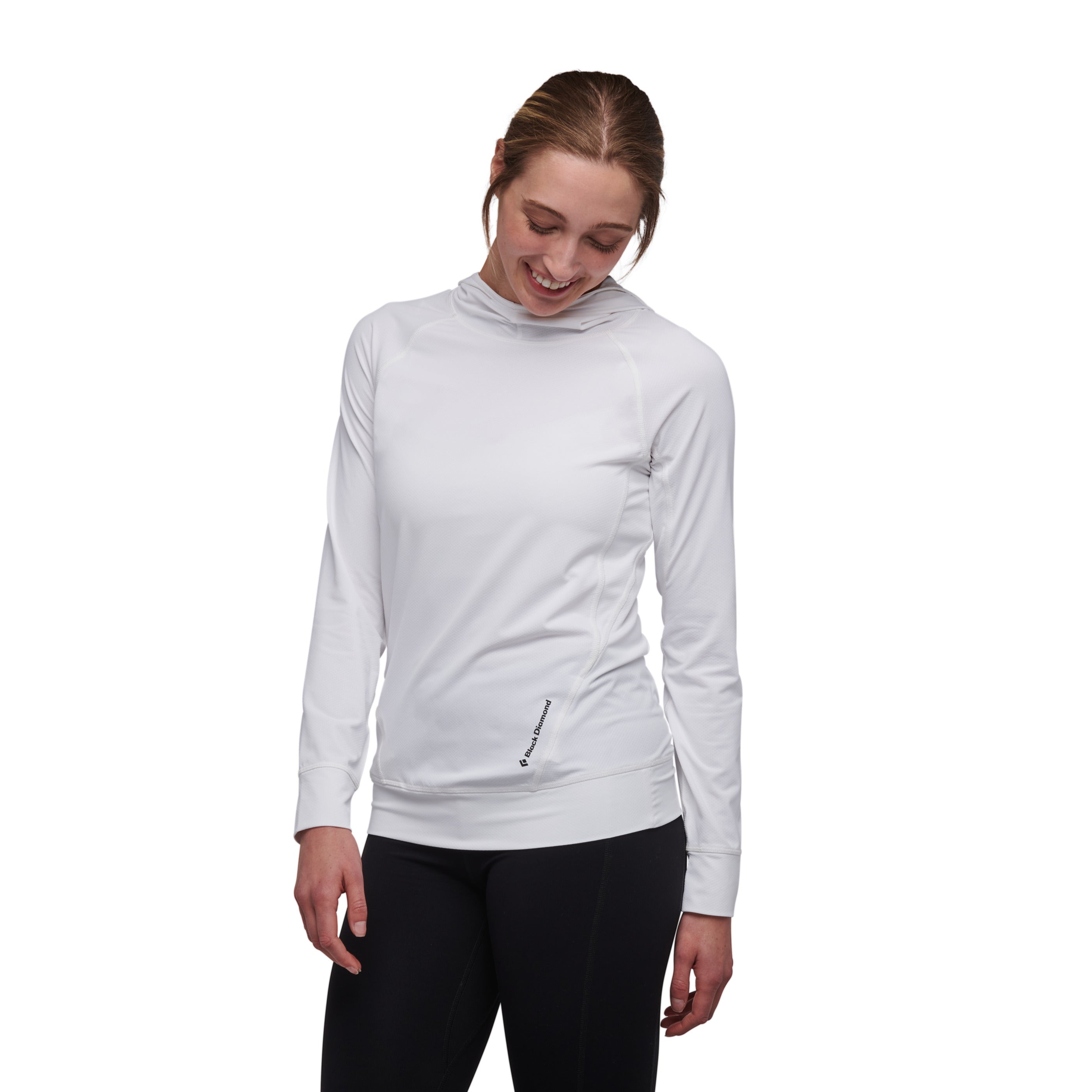 black-diamond-women-s-alpenglow-hoody-sweat-anti-uv-femme image 4