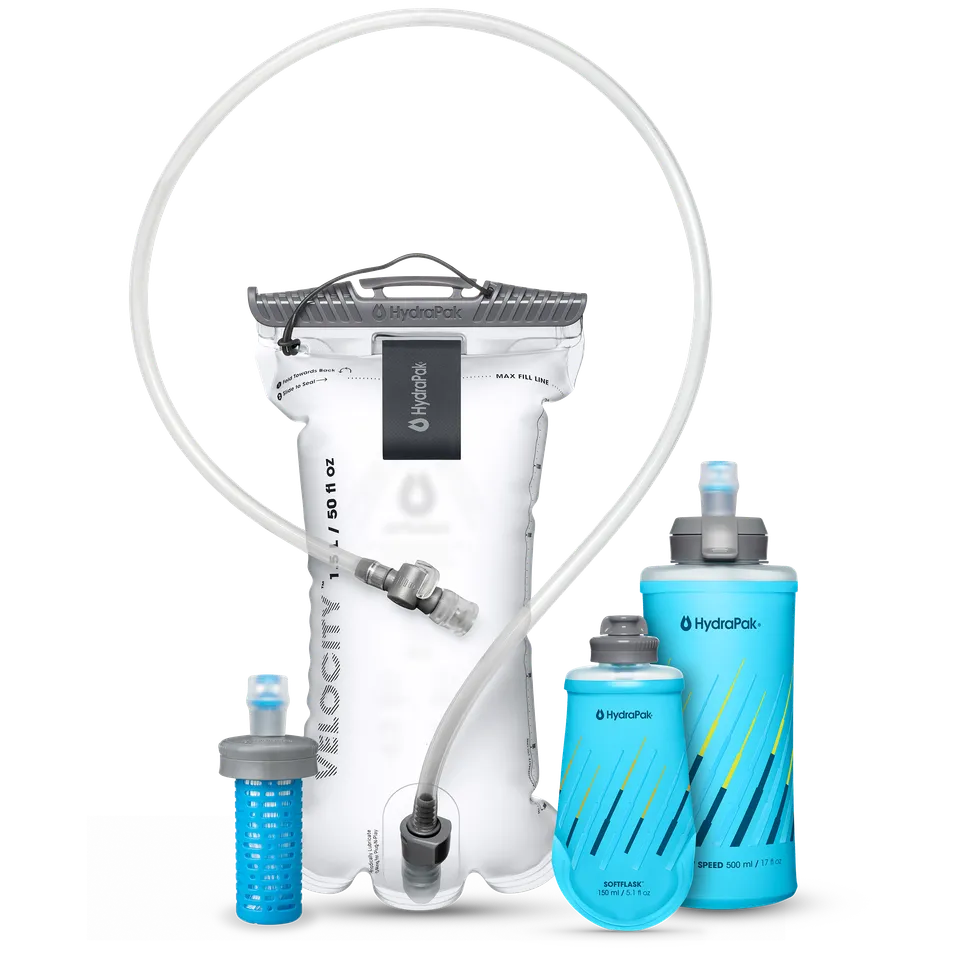 hydrapak-trail-running-bundle-ultraflask-filter-velocity-1-5l image 1
