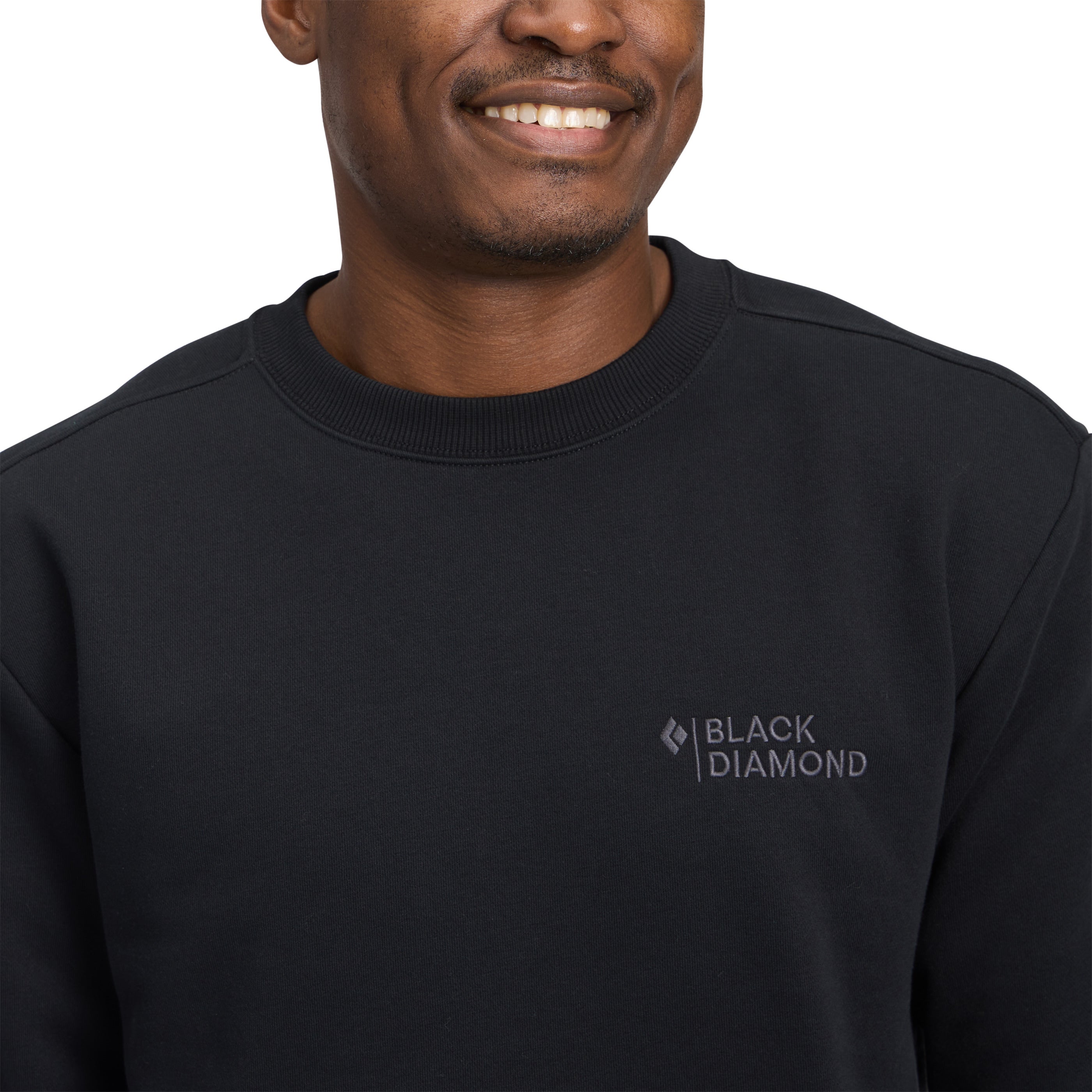 black-diamond-men-s-mini-stacked-crewneck-sweat-col-rond-homme image 8