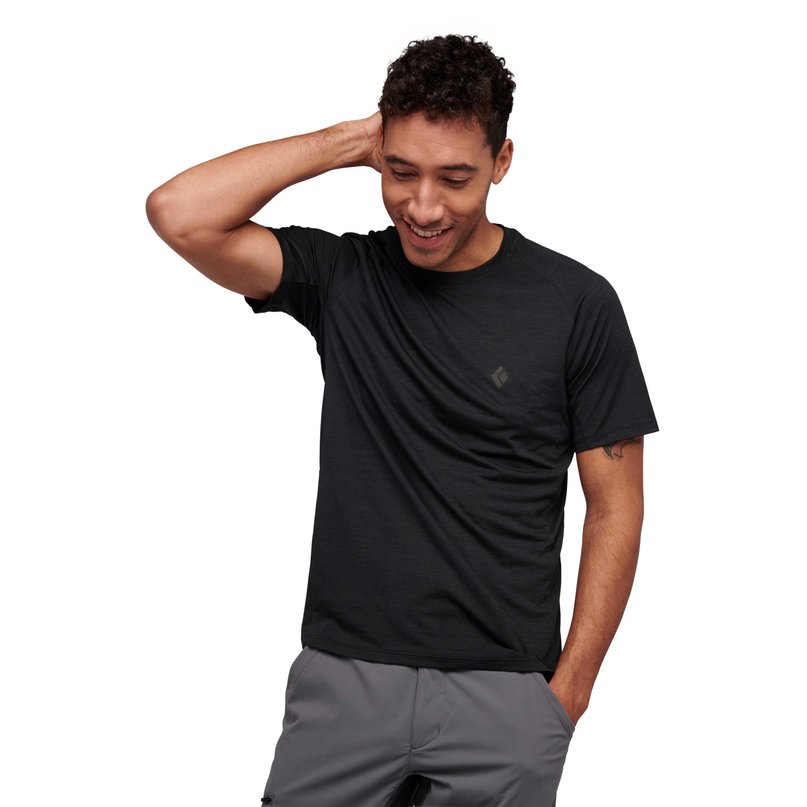 black-diamond-lightwire-short-sleeve-tech-tee-t-shirt-technique-homme image 2