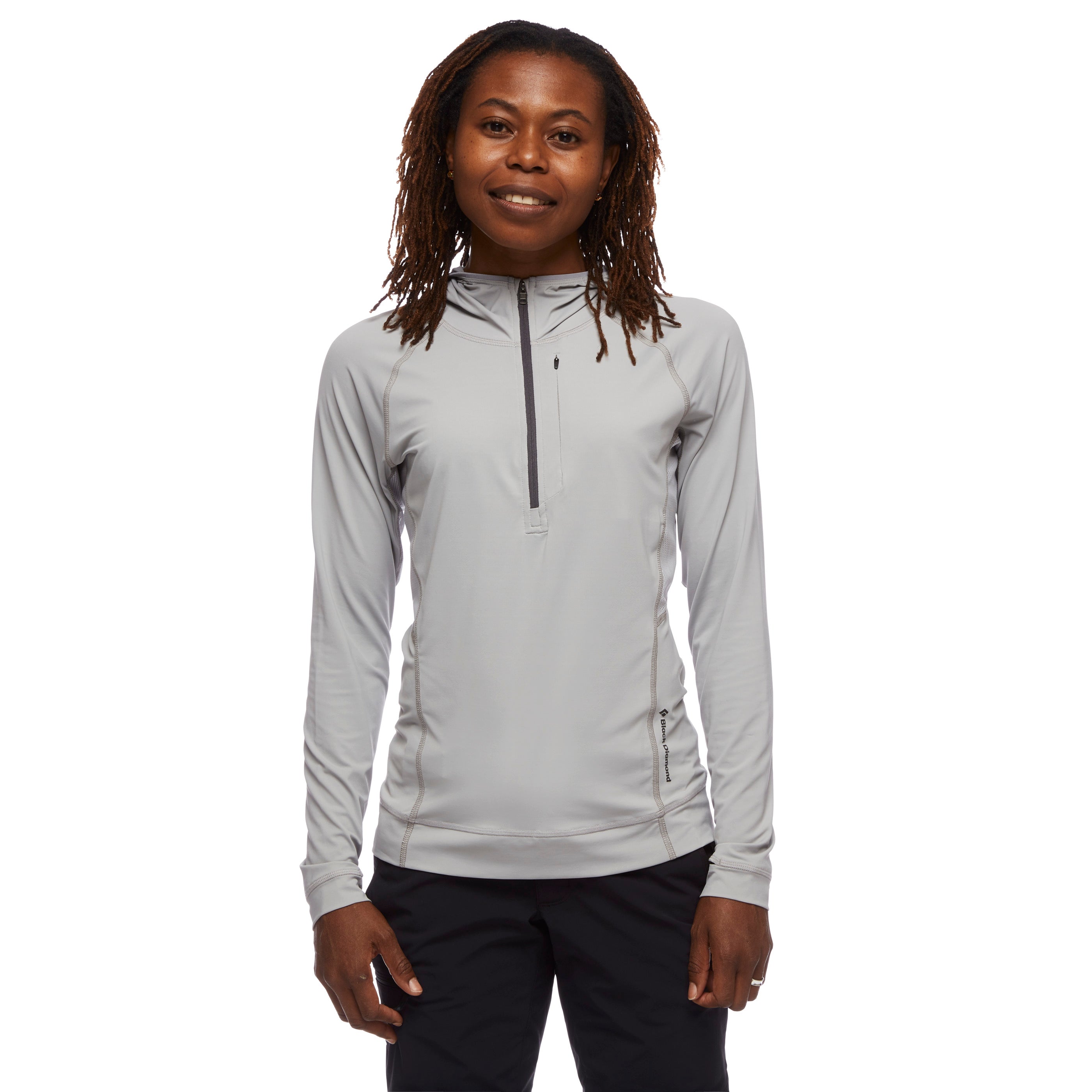 black-diamond-alpenglow-pro-hoody-femme-anti-uv image 1