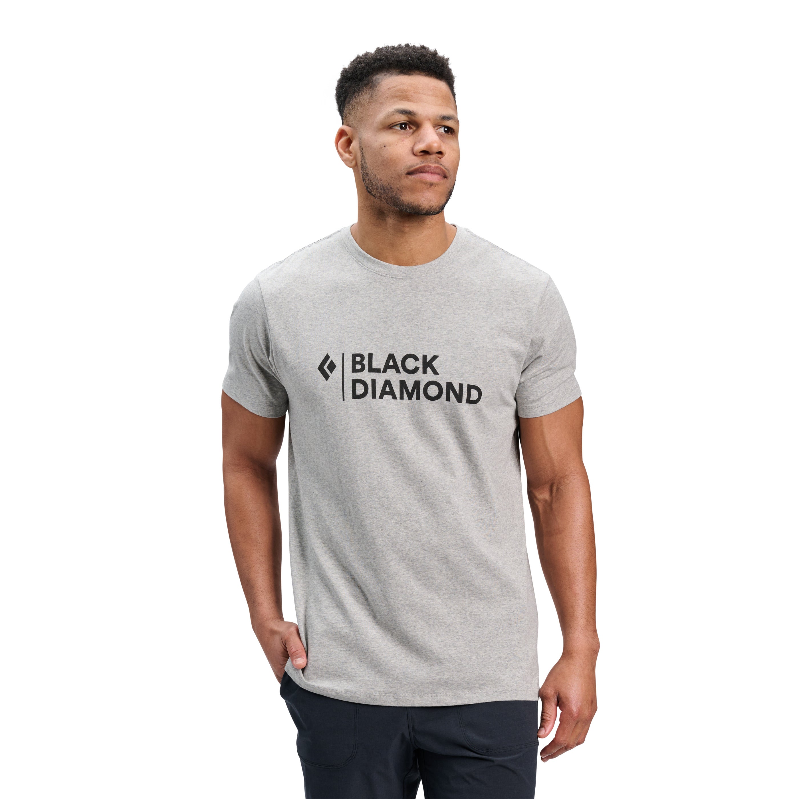 black-diamond-men-s-mini-stacked-short-sleeve-tee-t-shirt-homme-coton-bio image 6