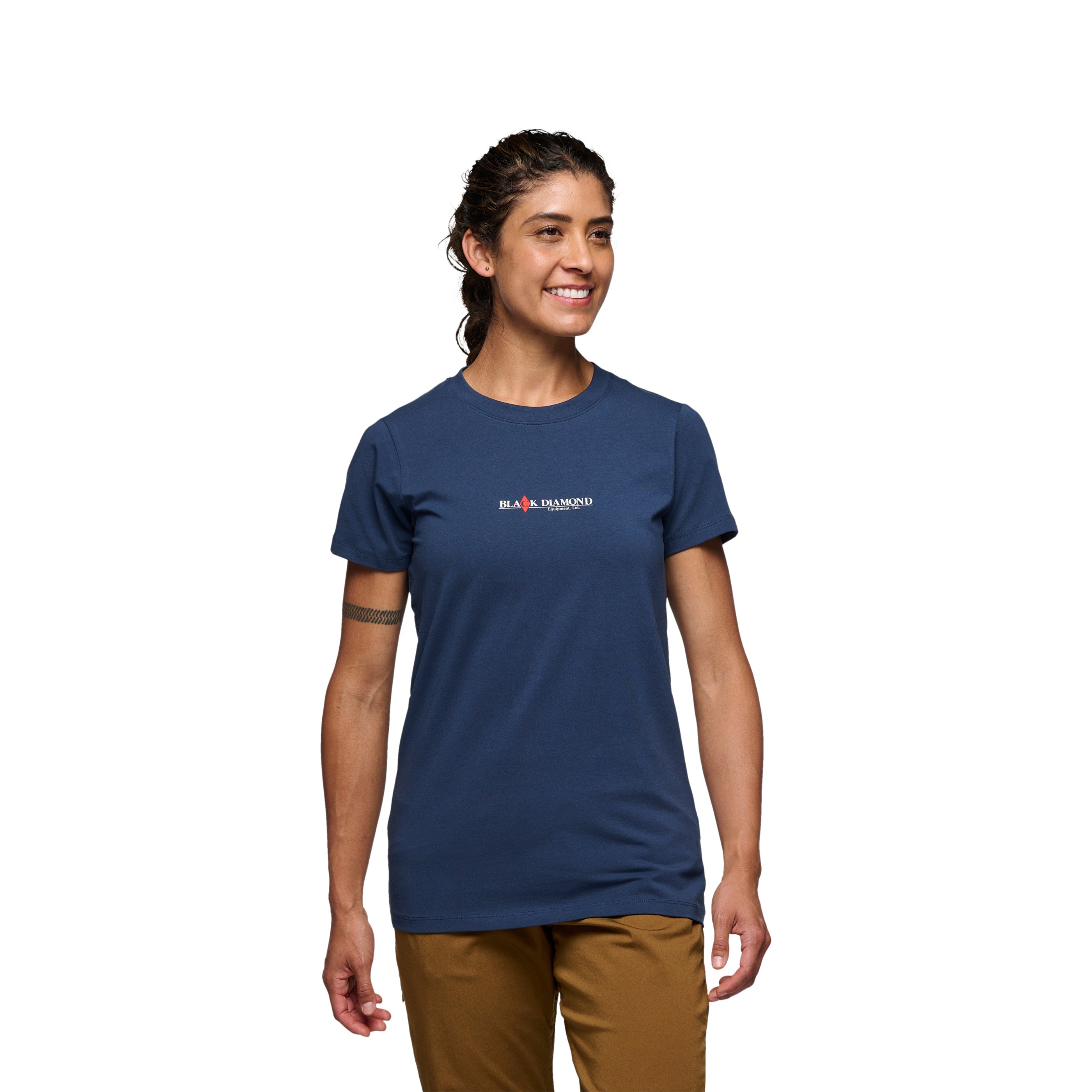 black-diamond-women-s-heritage-wordmark-tee-2nds-t-shirt-coton-bio-femme image 5