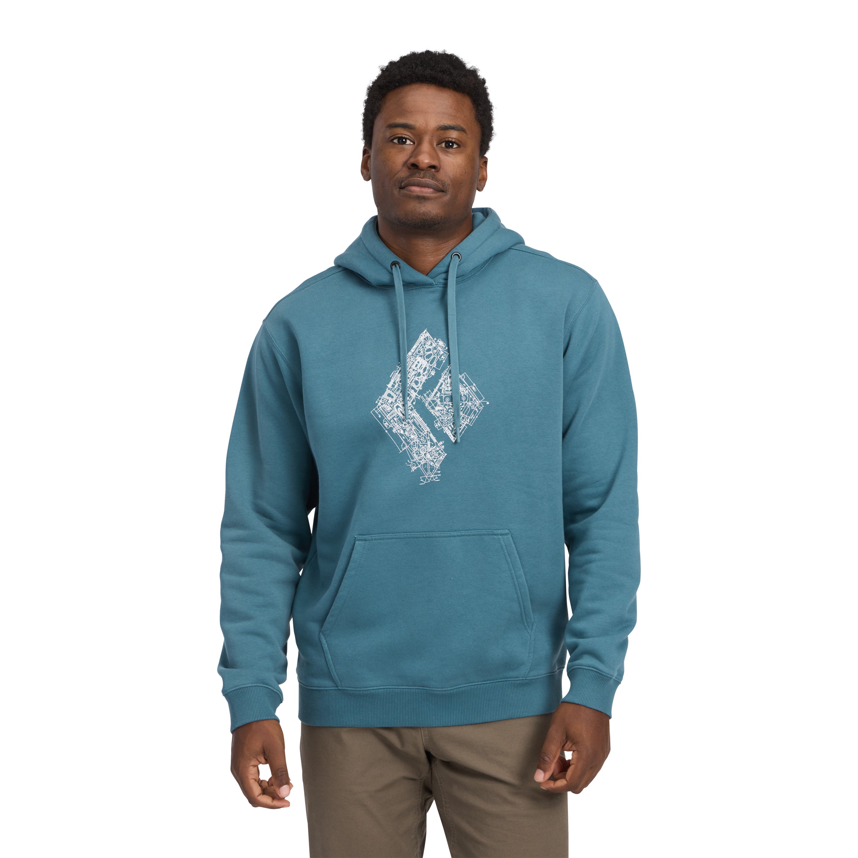 black-diamond-men-s-engineered-diamond-pullover-hoody-sweat-coton-bio image 2
