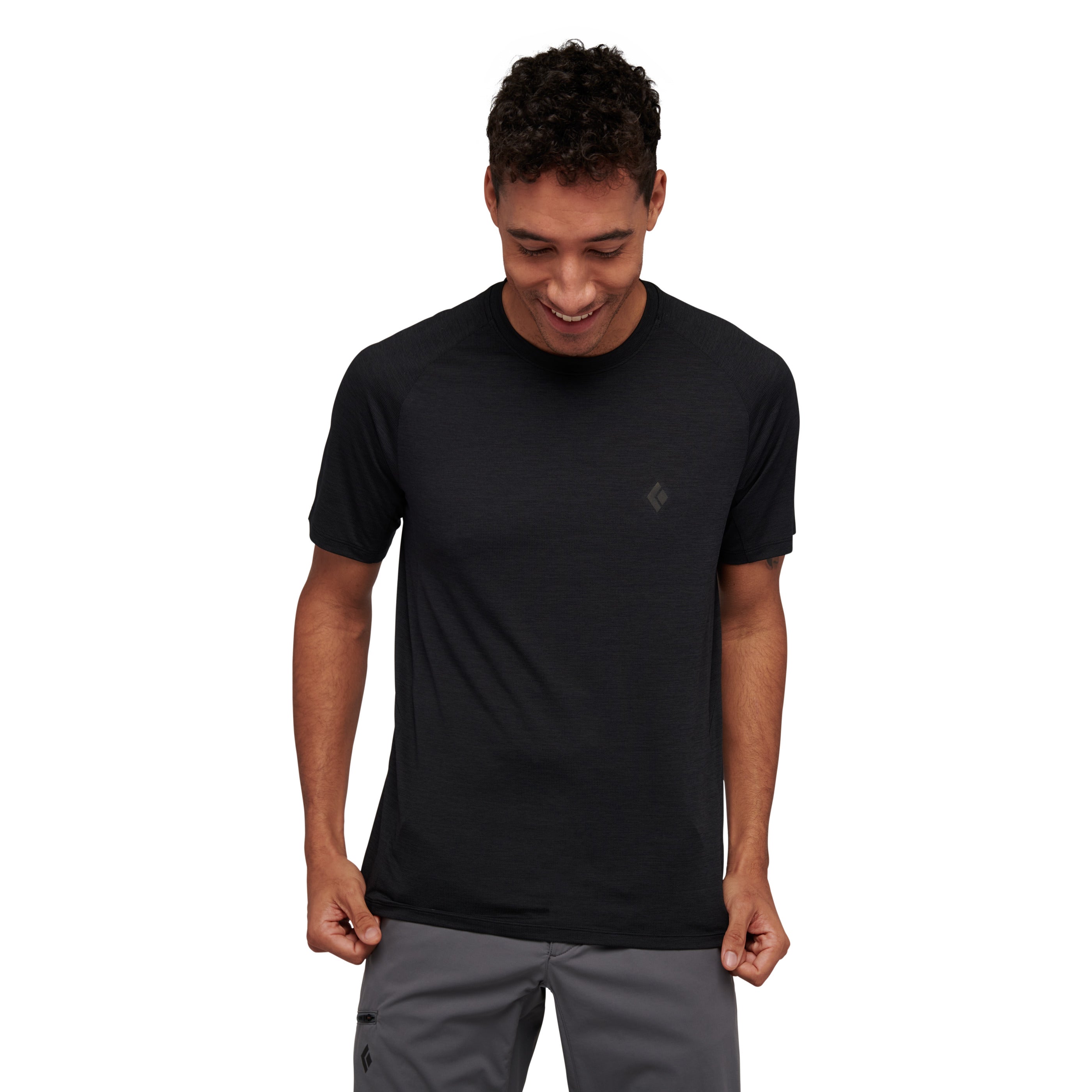 black-diamond-lightwire-short-sleeve-tech-tee-t-shirt-technique-homme image 1