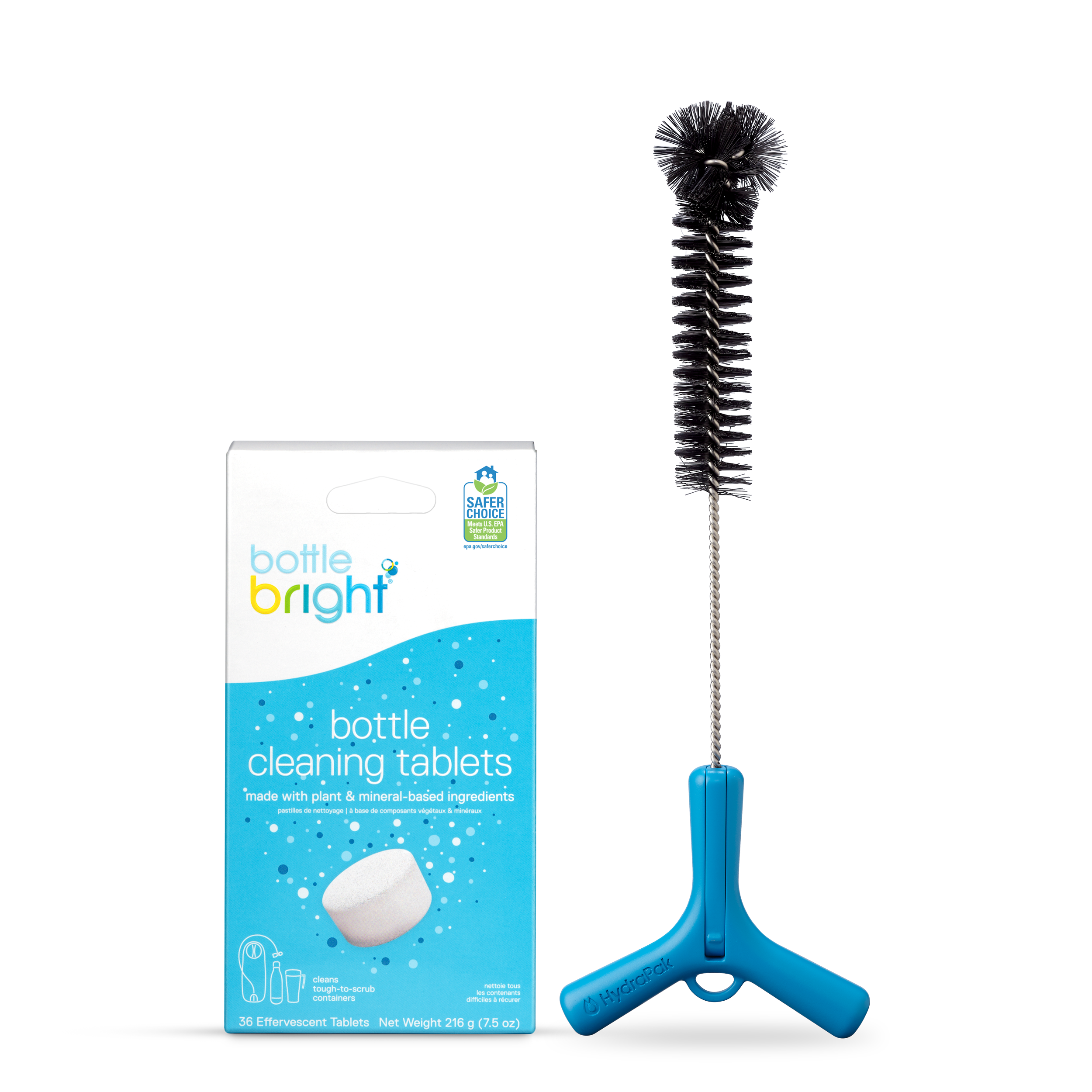 hydrapak-flask-cleaning-kit-bundle-kit-nettoyage-softflask-pastilles-bottle-brig image 1