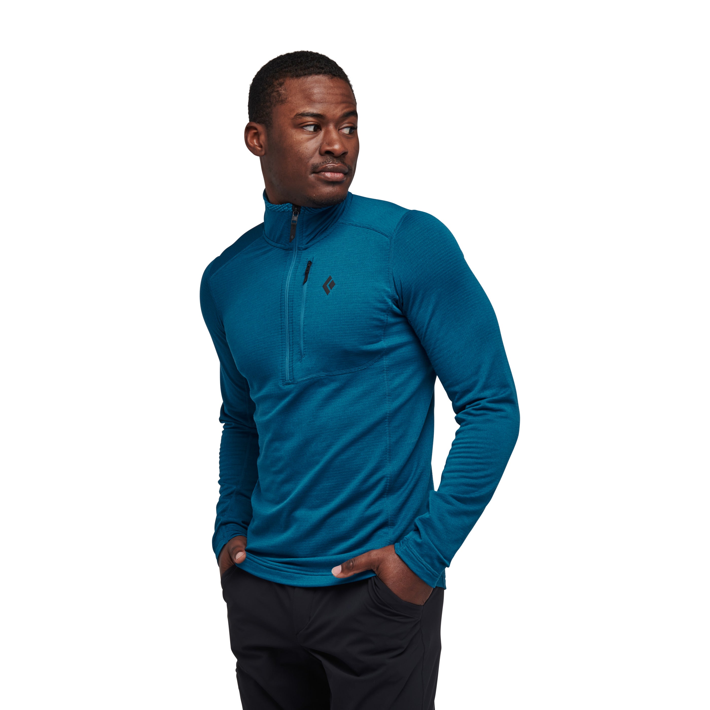 black-diamond-coefficient-lt-quarter-zip-homme-polaire-technique image 2