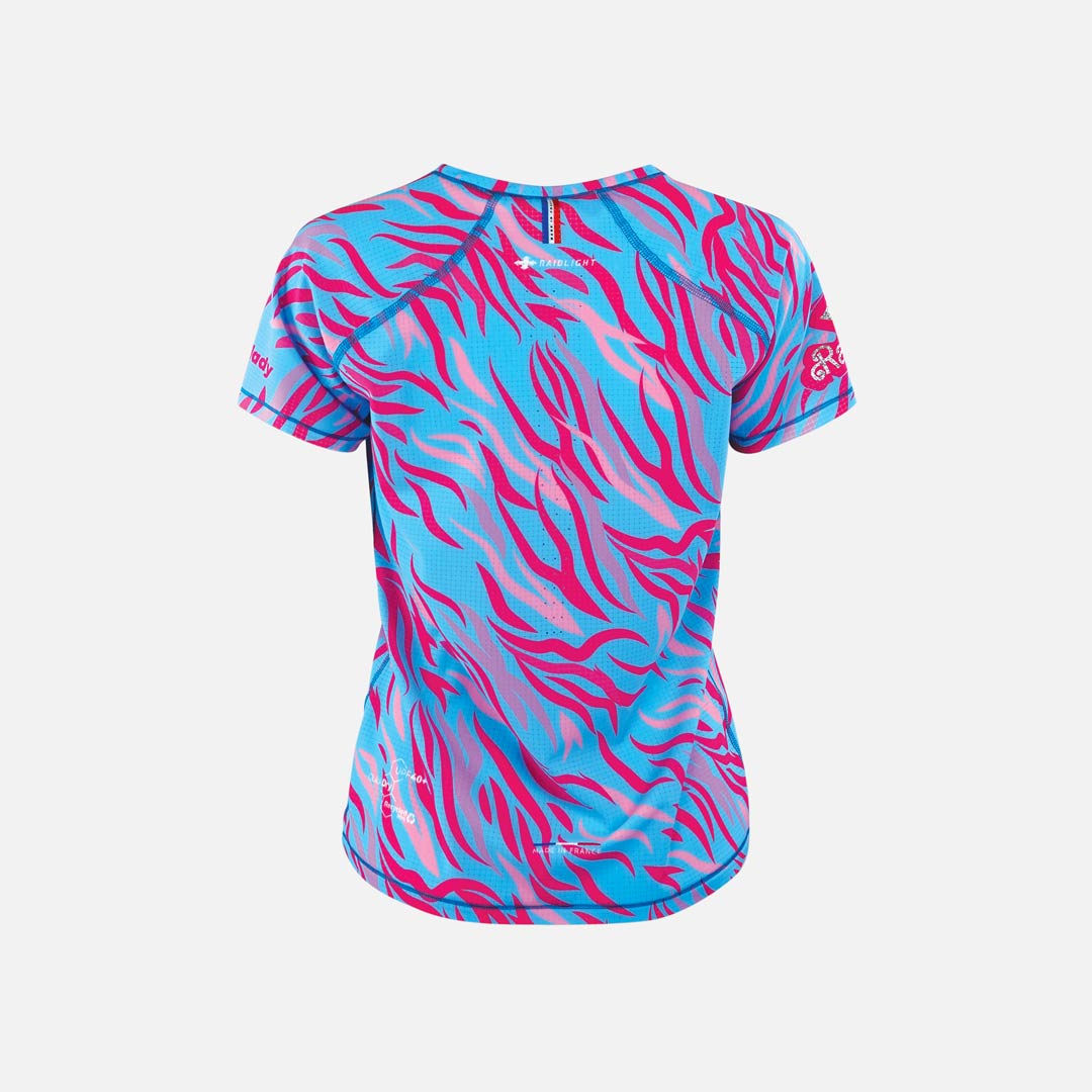 raidlight-ecodry-pink-lady-maillot-trail-femme-rose-paillettes image 7