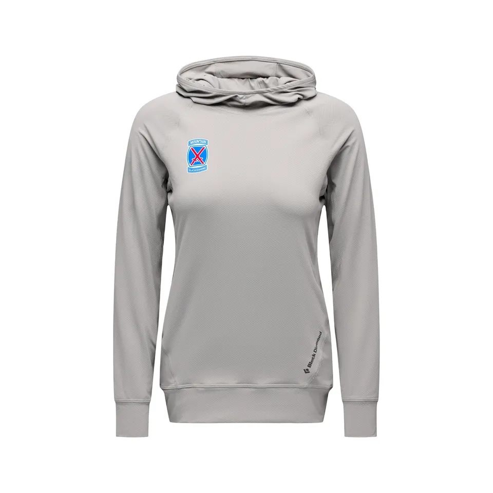 black-diamond-alpenglow-hoody-femme-10th-mountain-sweat-anti-uv-upf-40 image 1