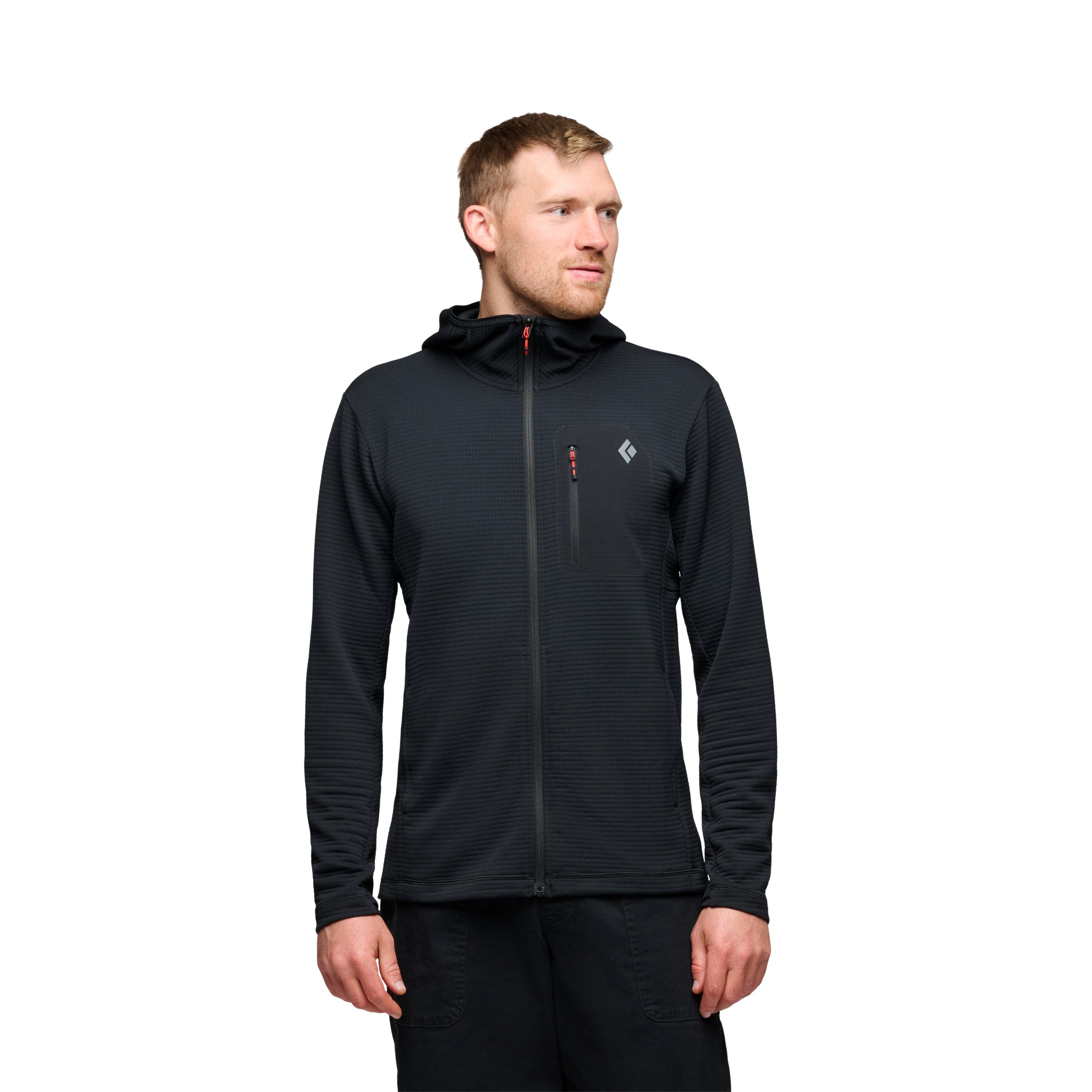 black-diamond-diverge-full-zip-hoody-homme-polaire-capuche image 1